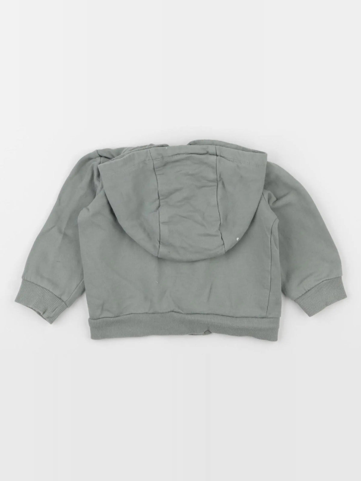 H&M - sweat vert - 2/4 mois
