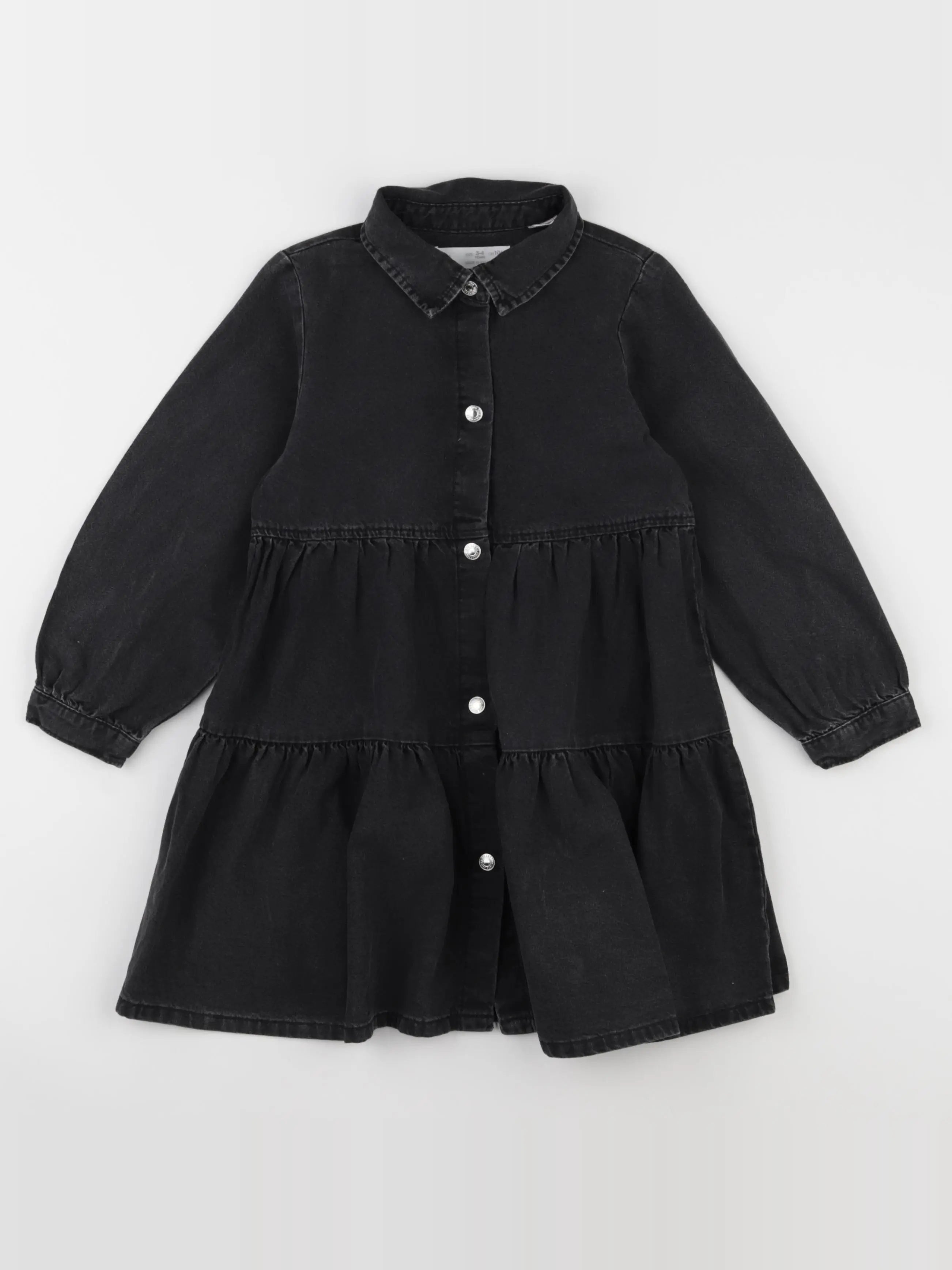 Zara - robe noir - 3/4 ans