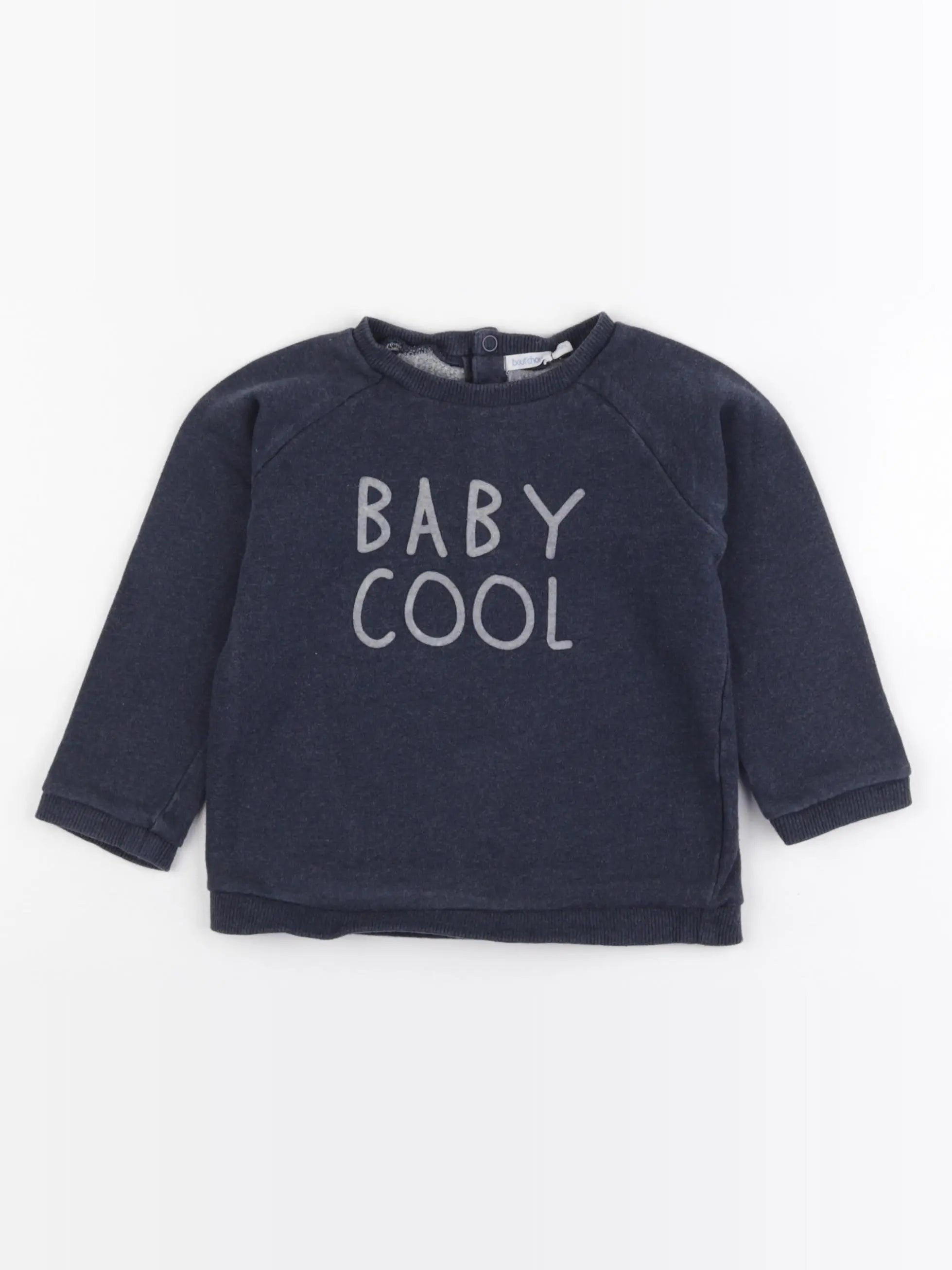Boutchou - sweat bleu - 36 mois