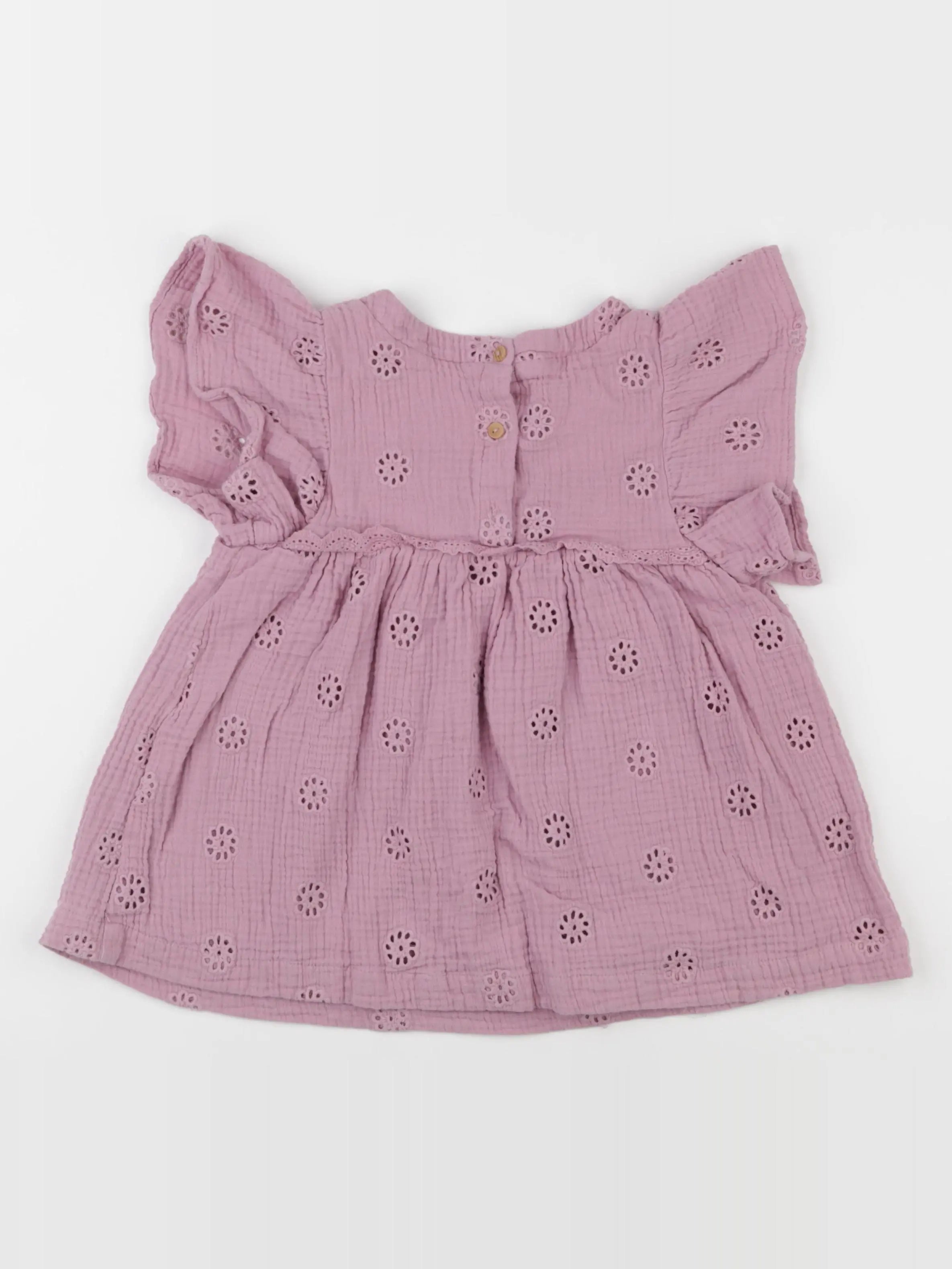 Vertbaudet - blouse violet - 9 ans