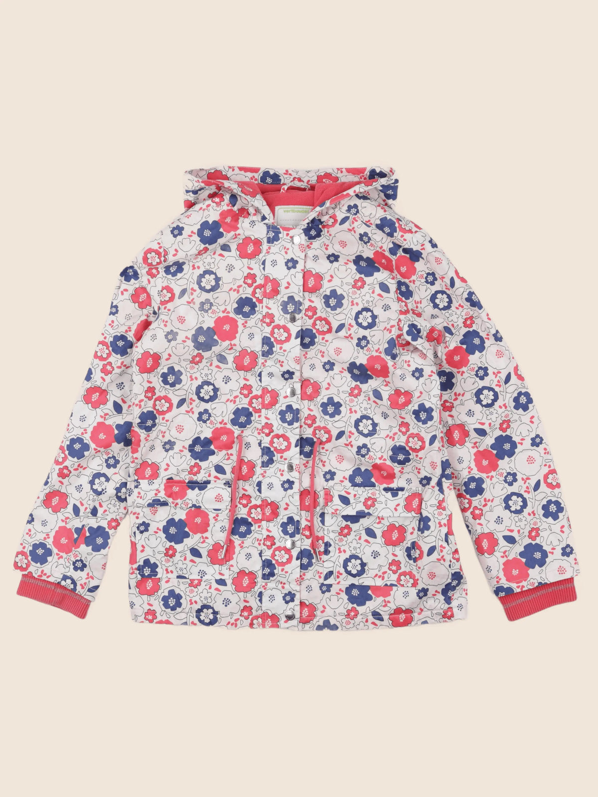 Vertbaudet - veste doublé multicolore - 12 ans