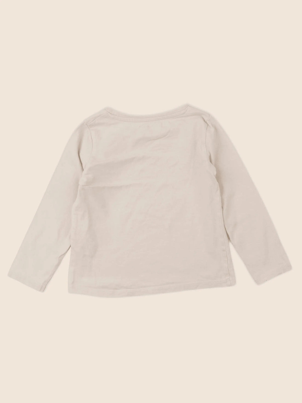 Vertbaudet - tee-shirt beige, or - 3 ans