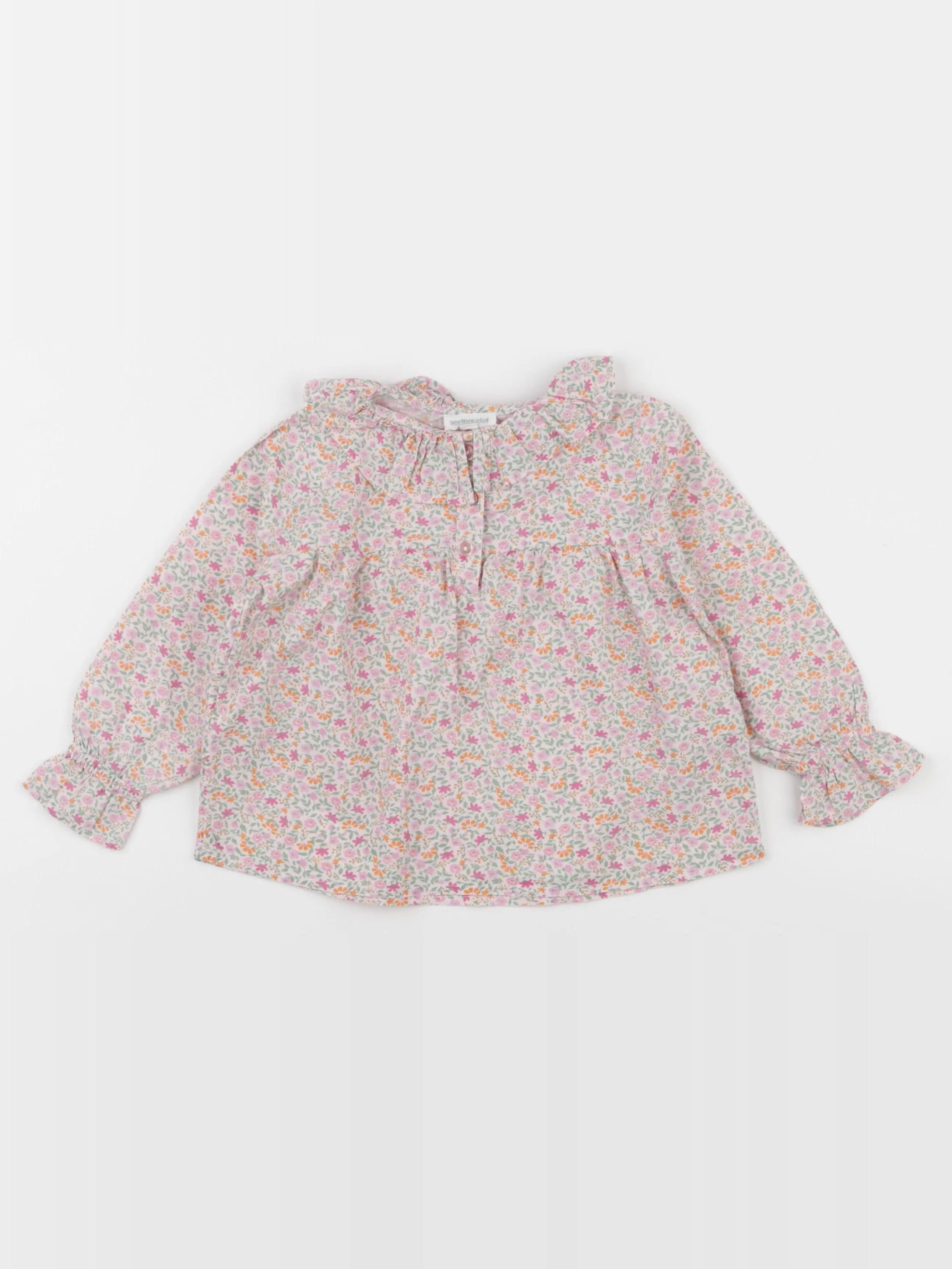 Vertbaudet - blouse multicolore - 3 ans