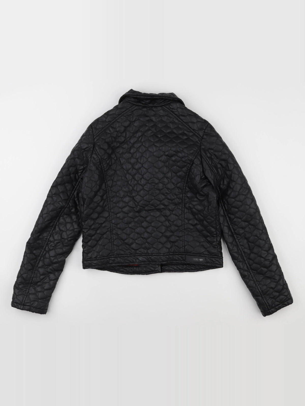 IKKS - veste simili cuir noir - 14 ans