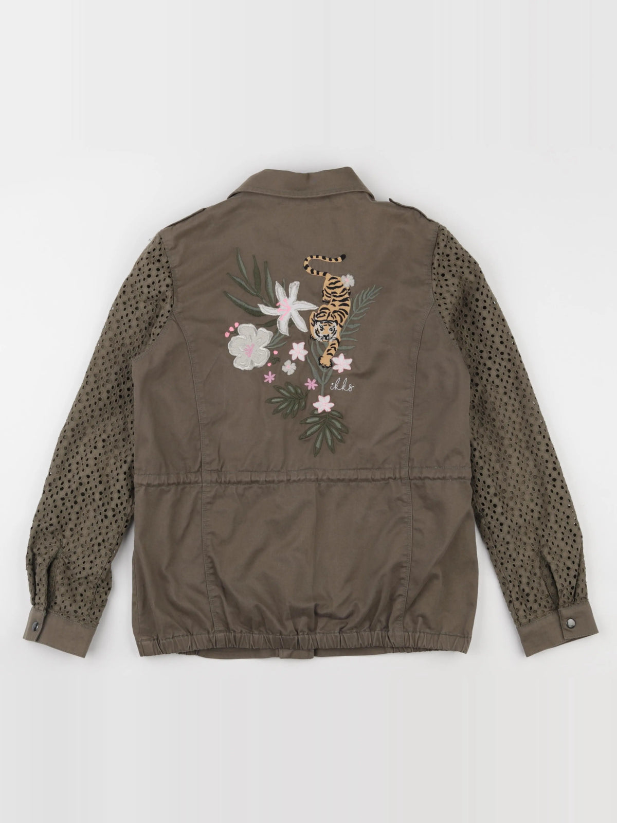 IKKS - veste imprimé au dos marron - 12 ans