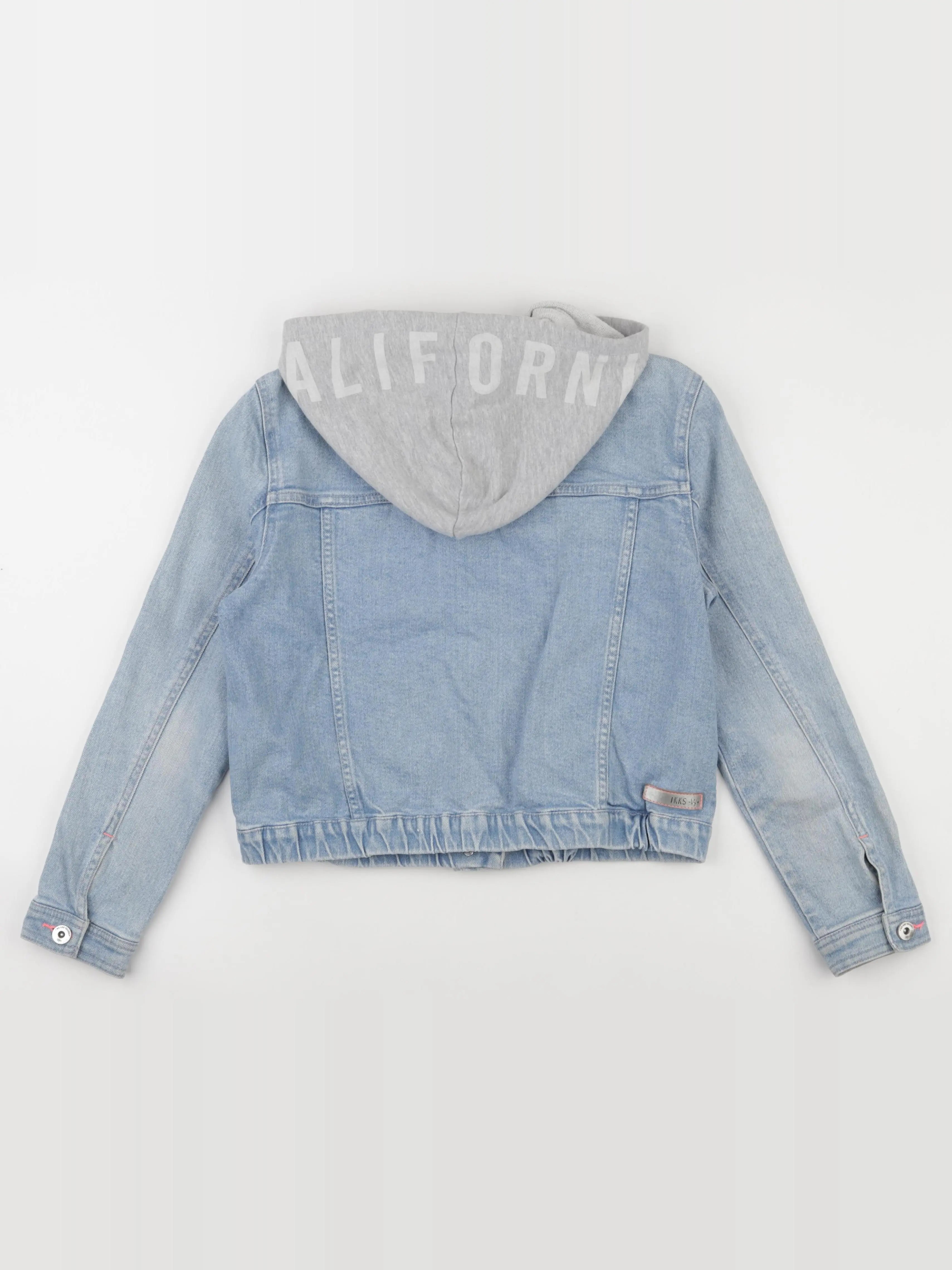 IKKS - veste bleu, gris - 12 ans