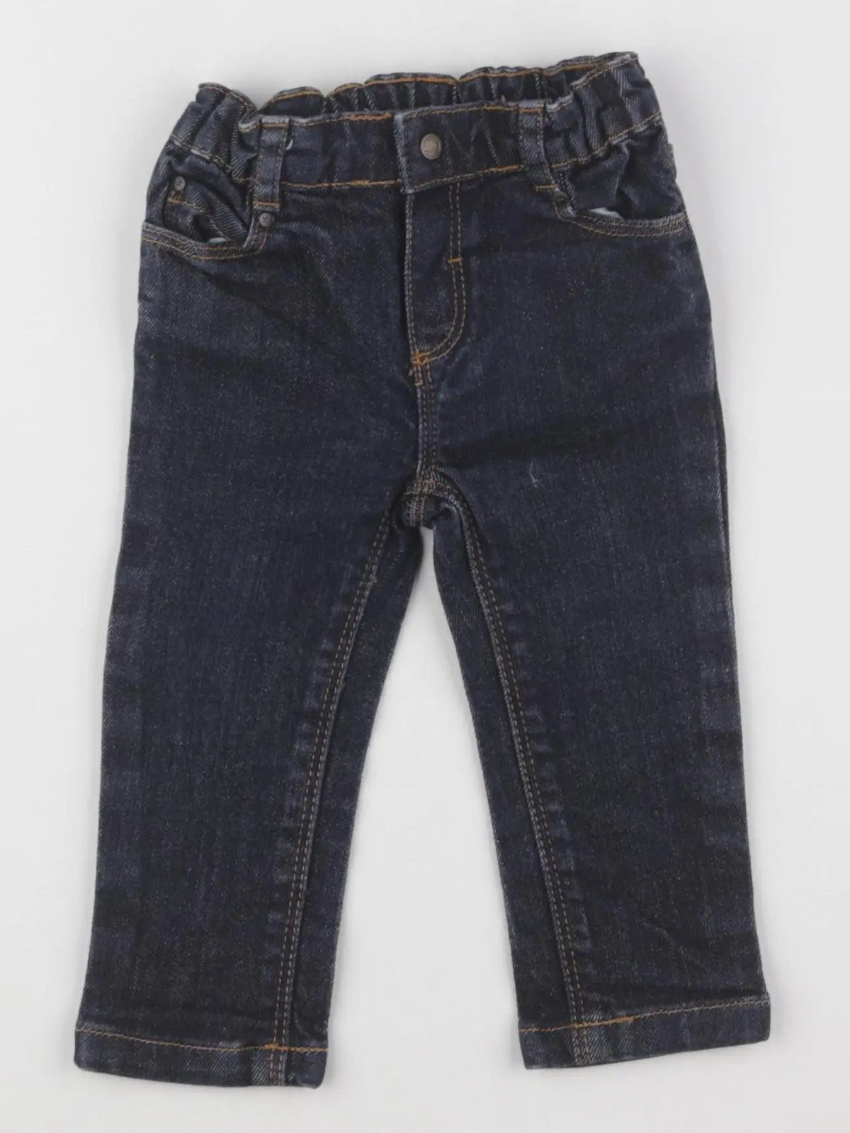 Petit Bateau - jean bleu - 12 mois