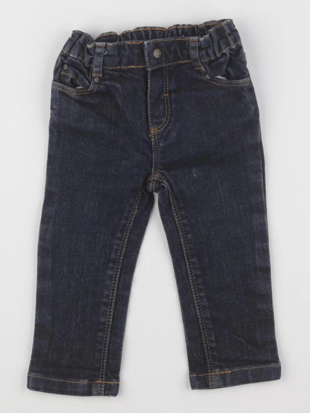 Petit Bateau - jean bleu - 12 mois