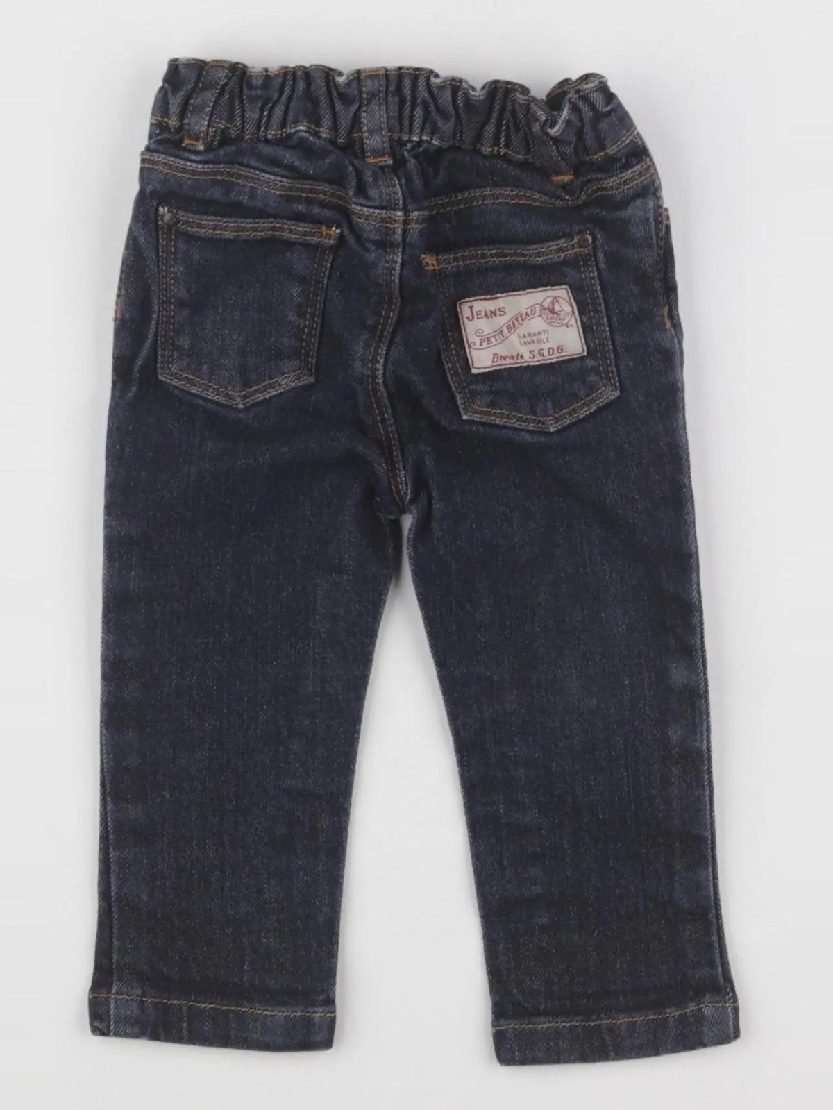 Petit Bateau - jean bleu - 12 mois