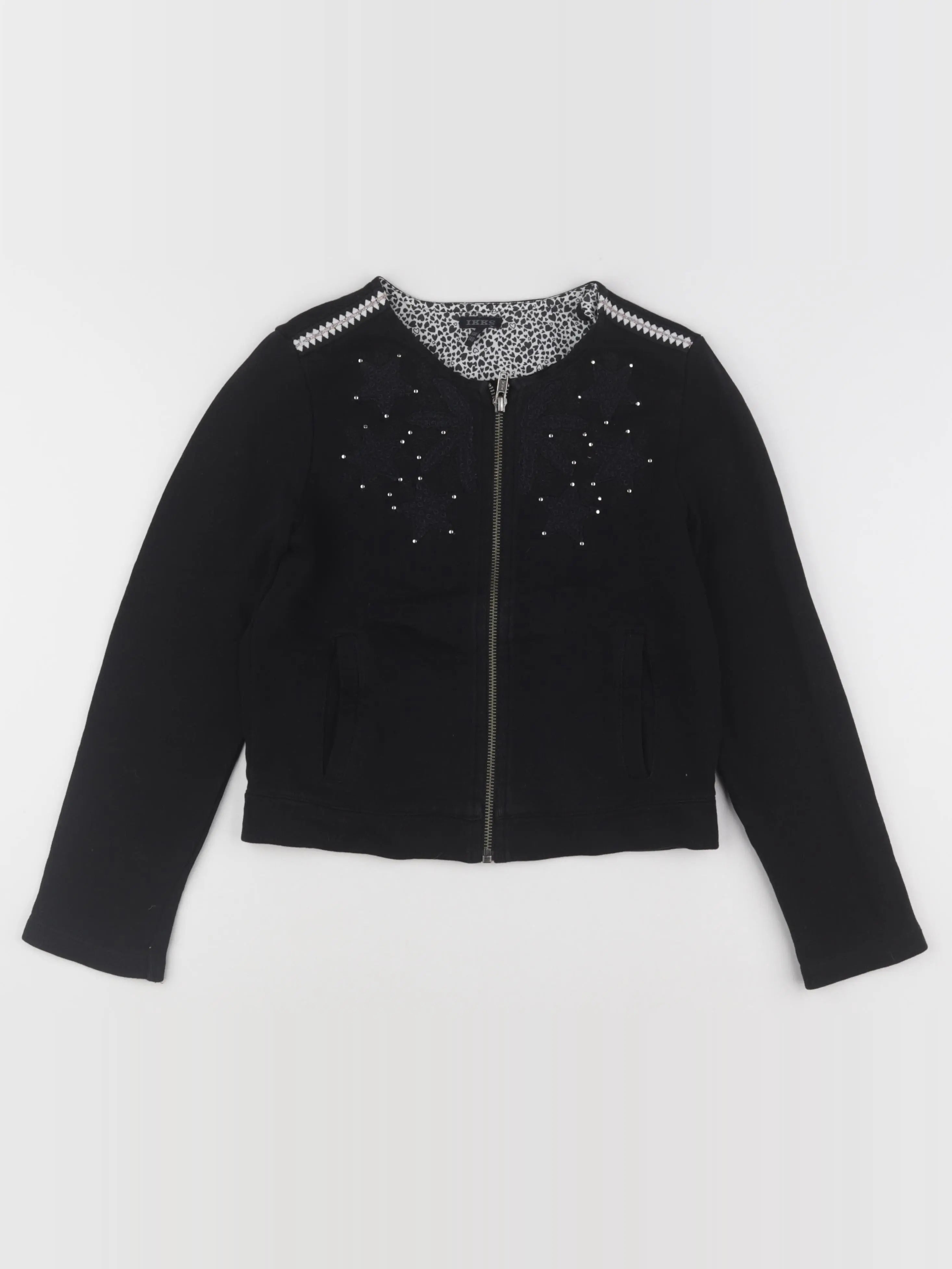IKKS - gilet noir - 10 ans