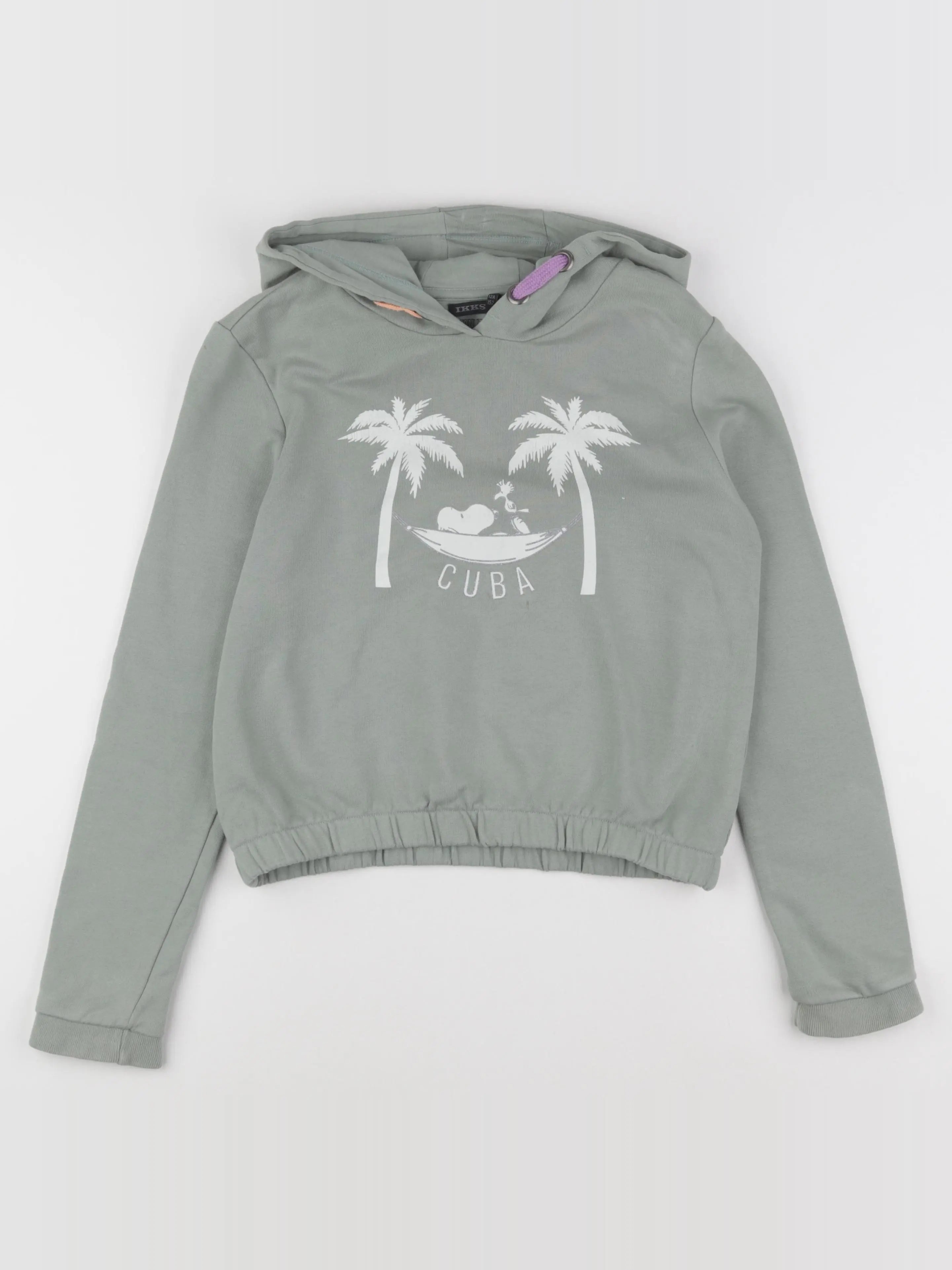 IKKS - sweat vert - 12 ans