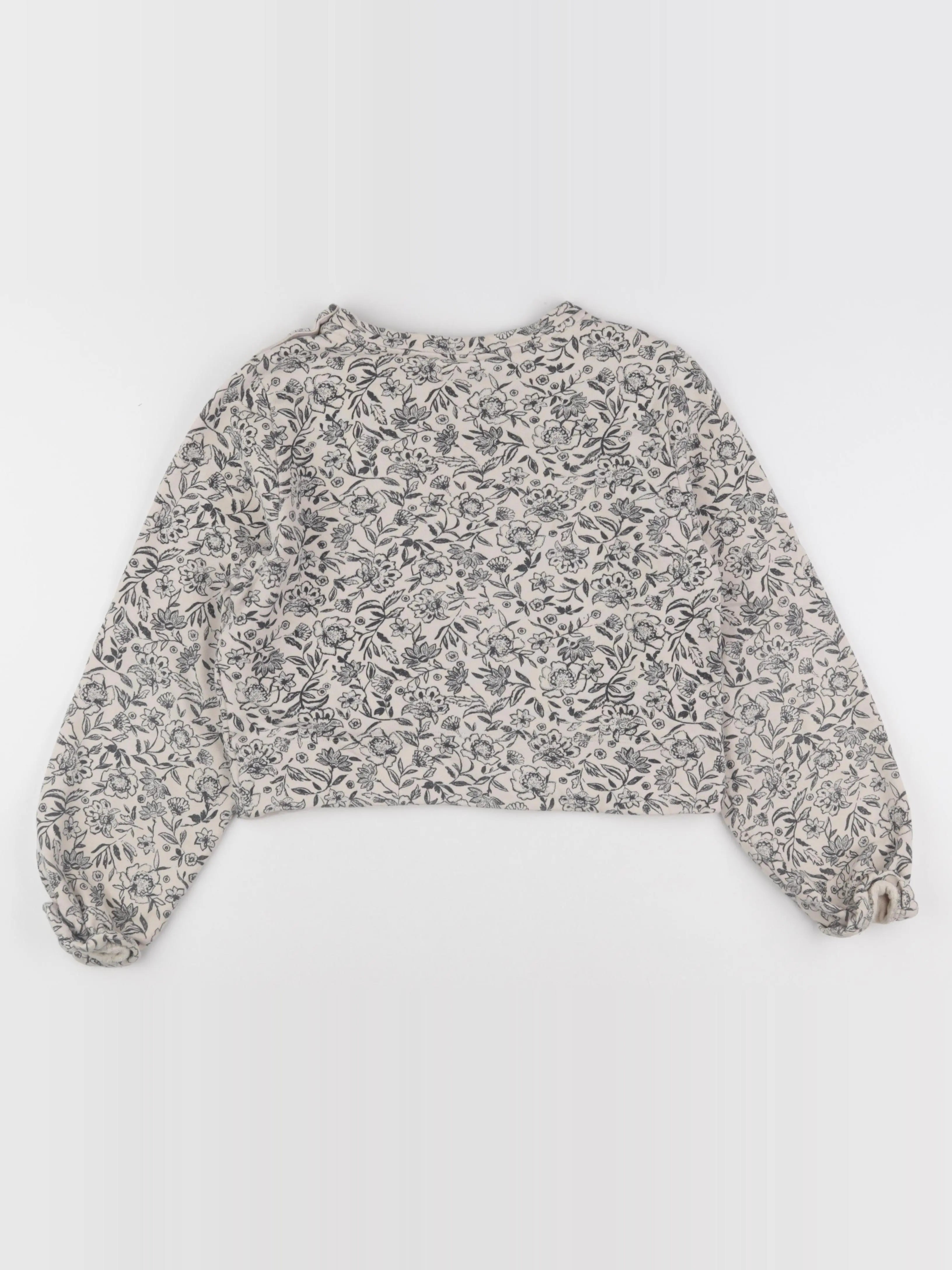 IKKS - sweat gris, rose - 12 ans