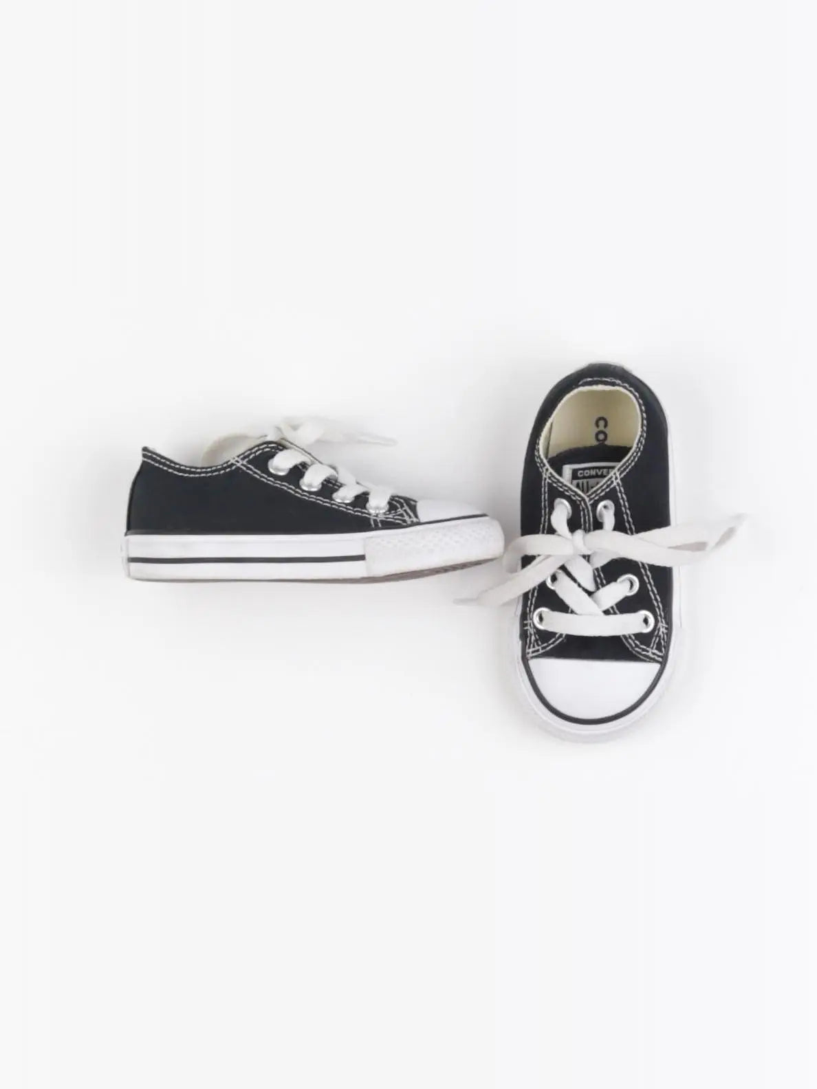 Converse - tennis à scratch/ lacets noir - pointure 21