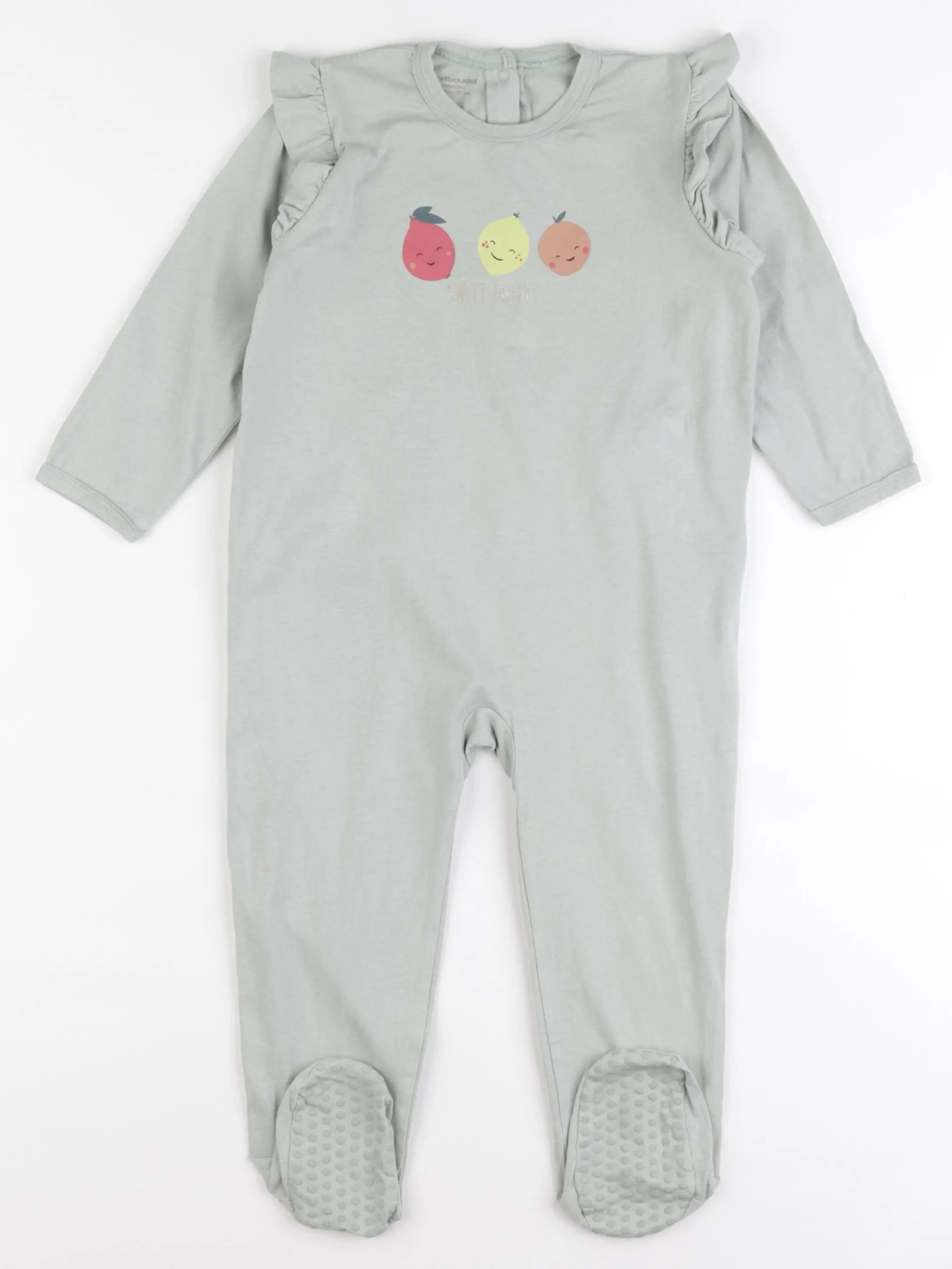 Vertbaudet - pyjama coton vert - 36 mois