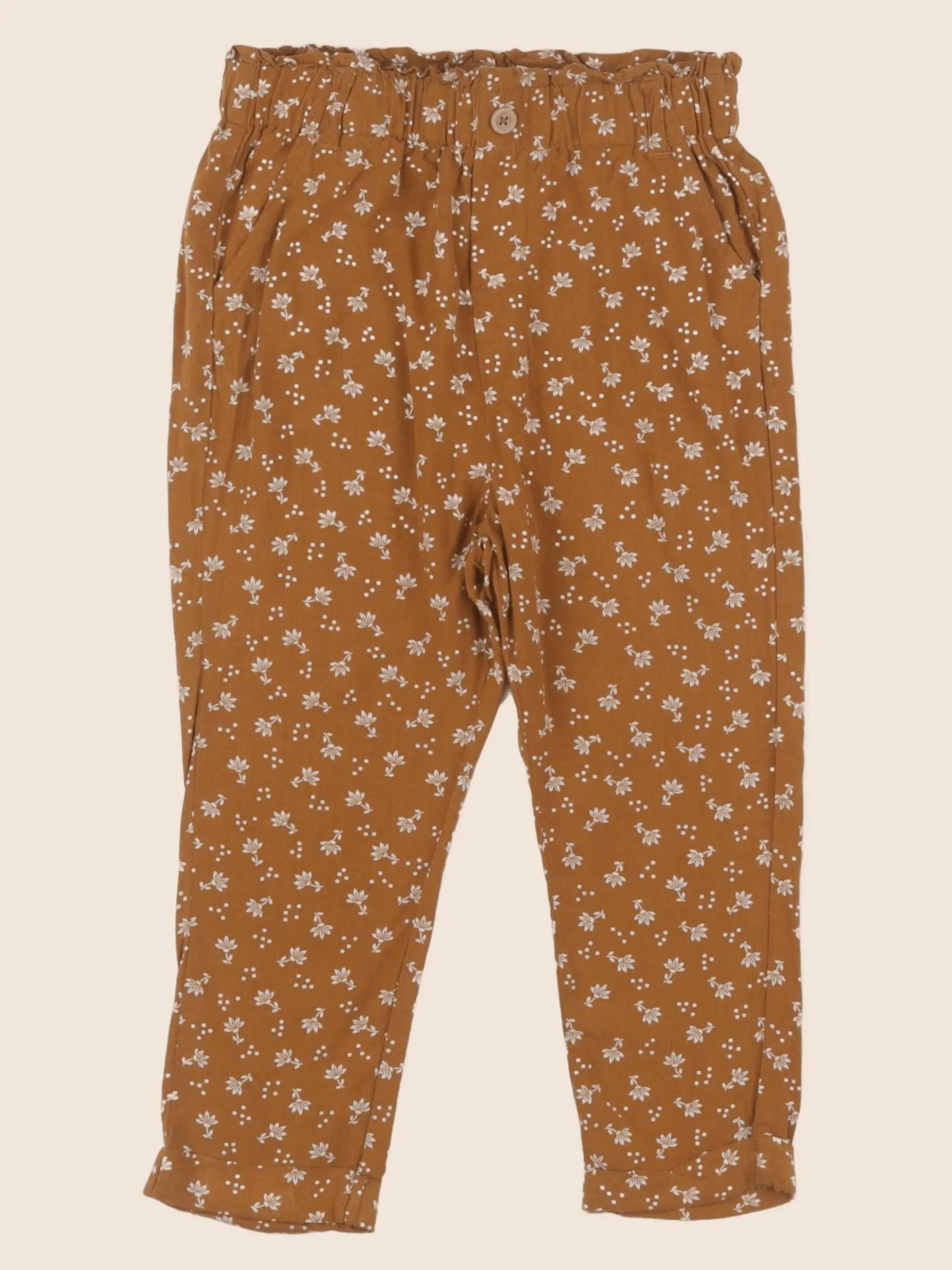 Vertbaudet - pantalon marron - 36 mois