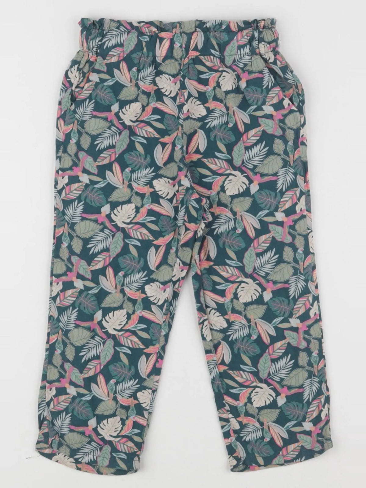 Vertbaudet - pantalon vert - 36 mois