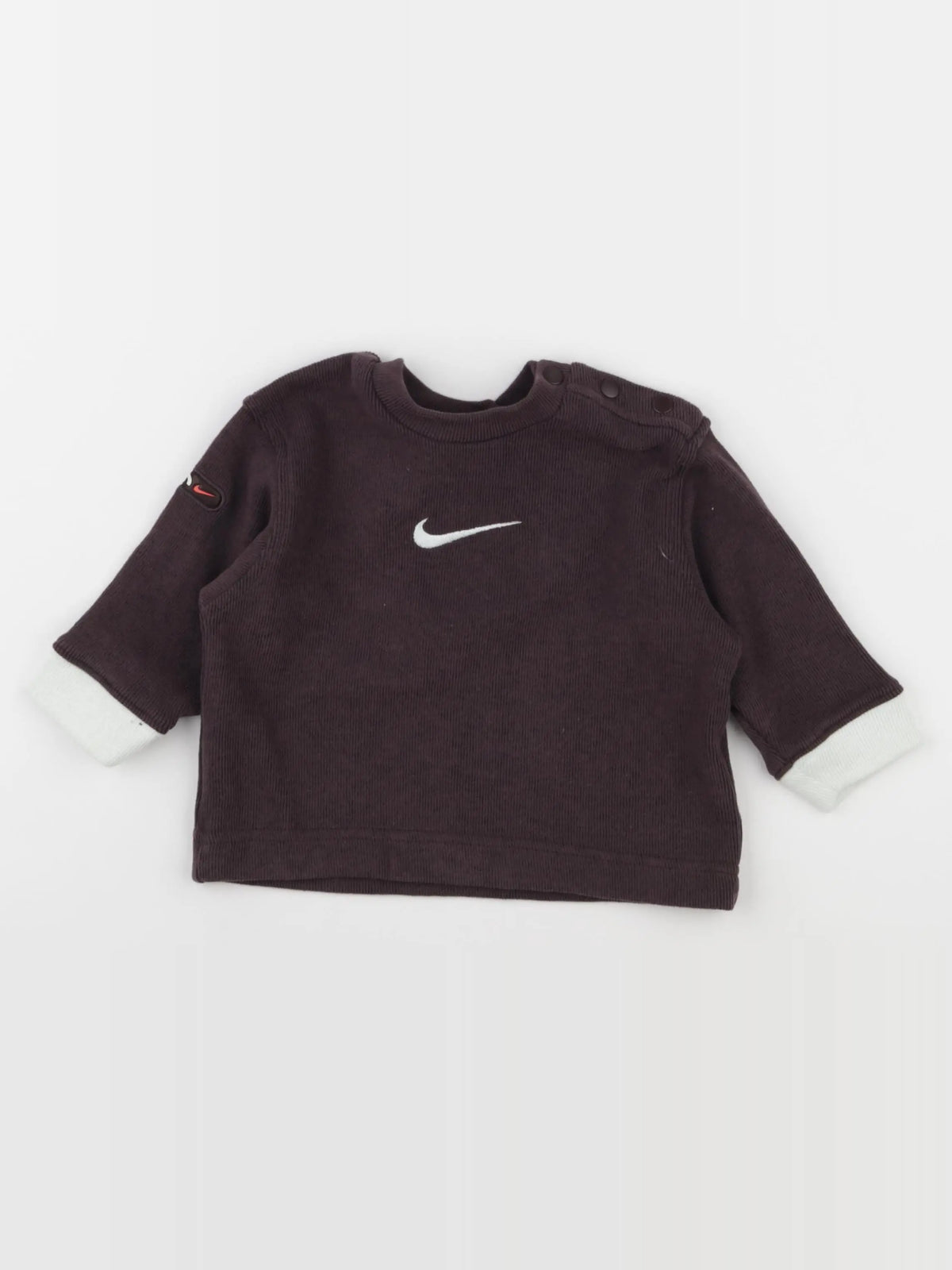Nike - sweat marron - 6/12 mois