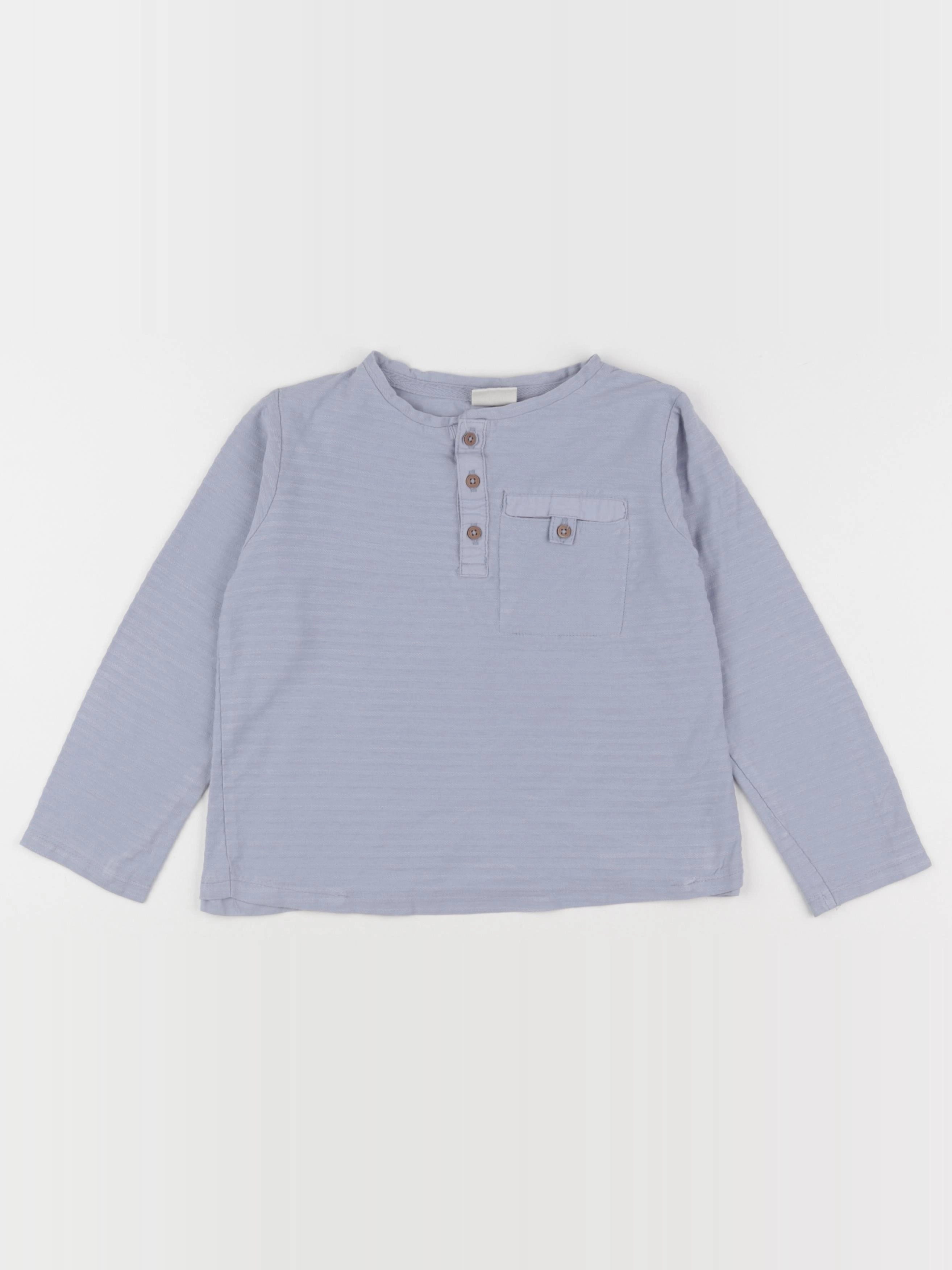 Zara - tee-shirt bleu - 6 ans