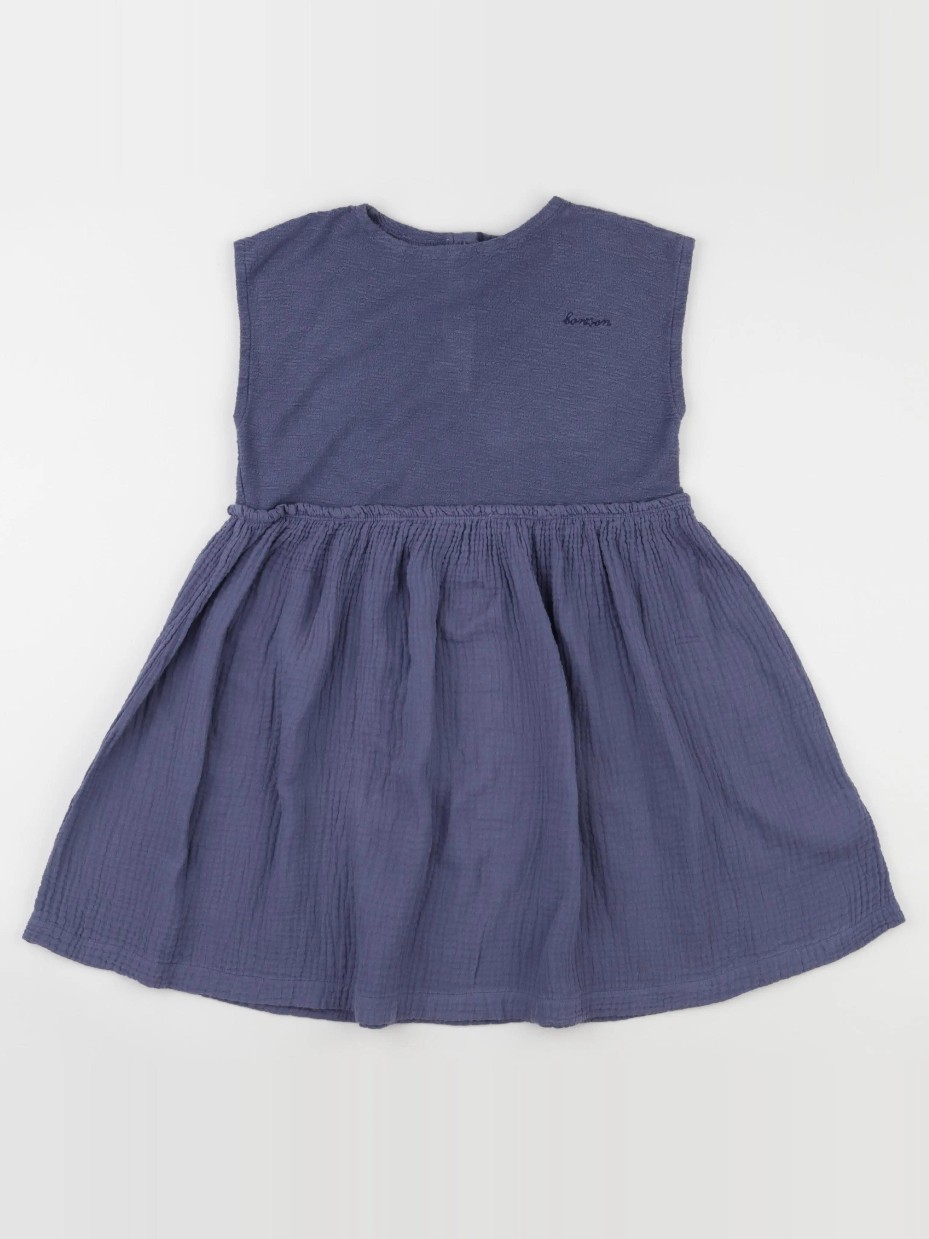 Bonton - robe bleu - 6 ans