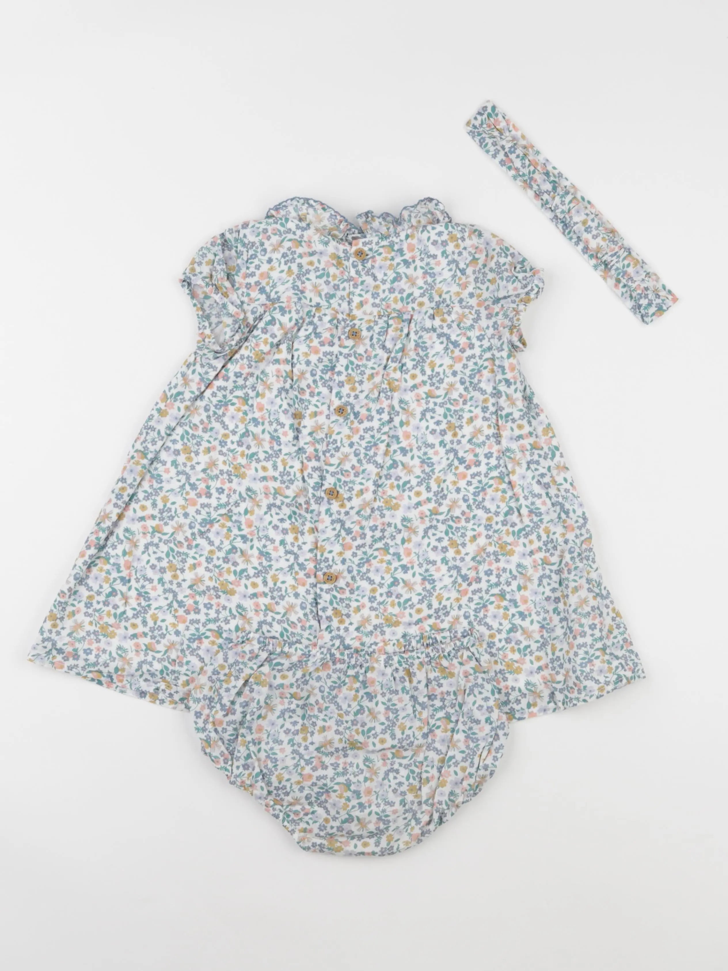Boutchou - robe bleu - 18 mois