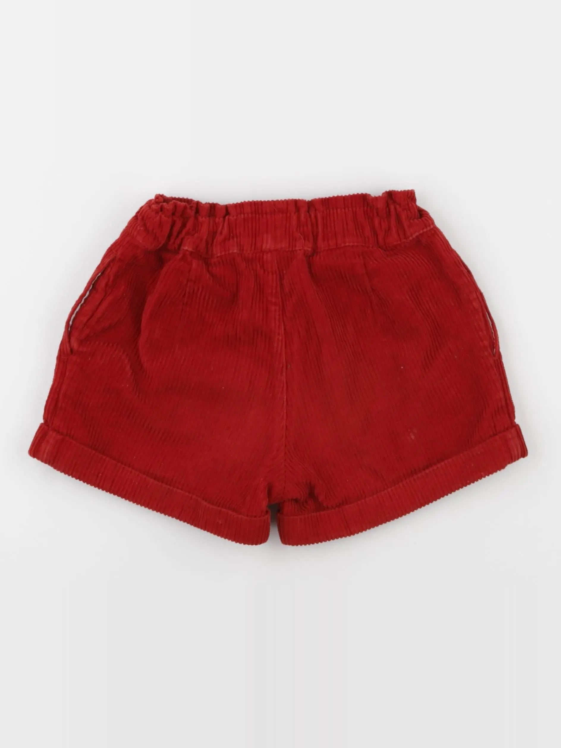 Petit Bateau - short rouge - 5 ans