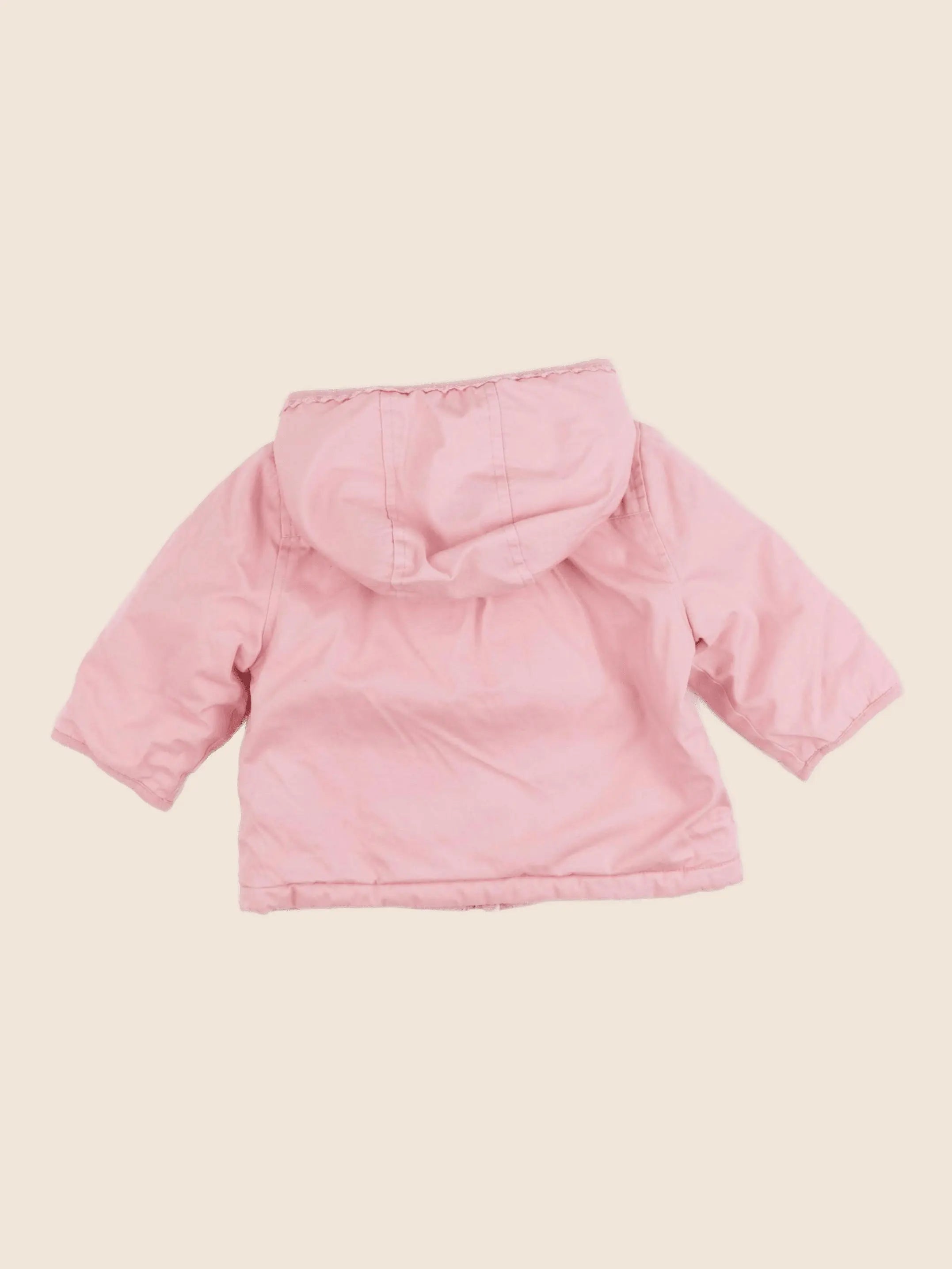 Cyrillus - parka rose - 9 mois
