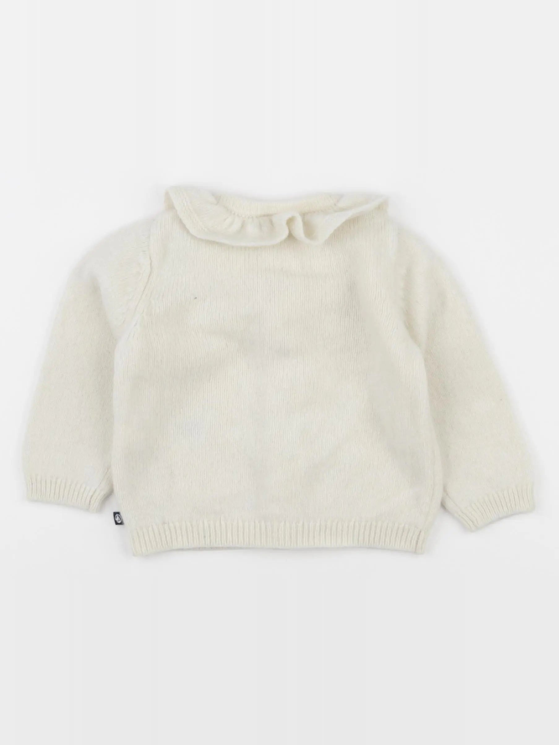 Petit Bateau - gilet beige - 12 mois