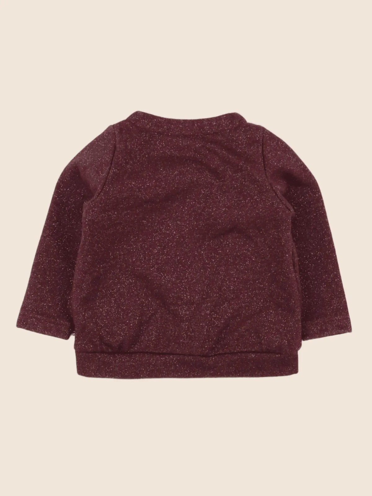 Petit Bateau - gilet rouge, or - 12 mois