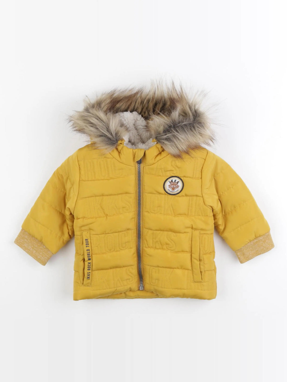 IKKS - doudoune jaune - 12 mois