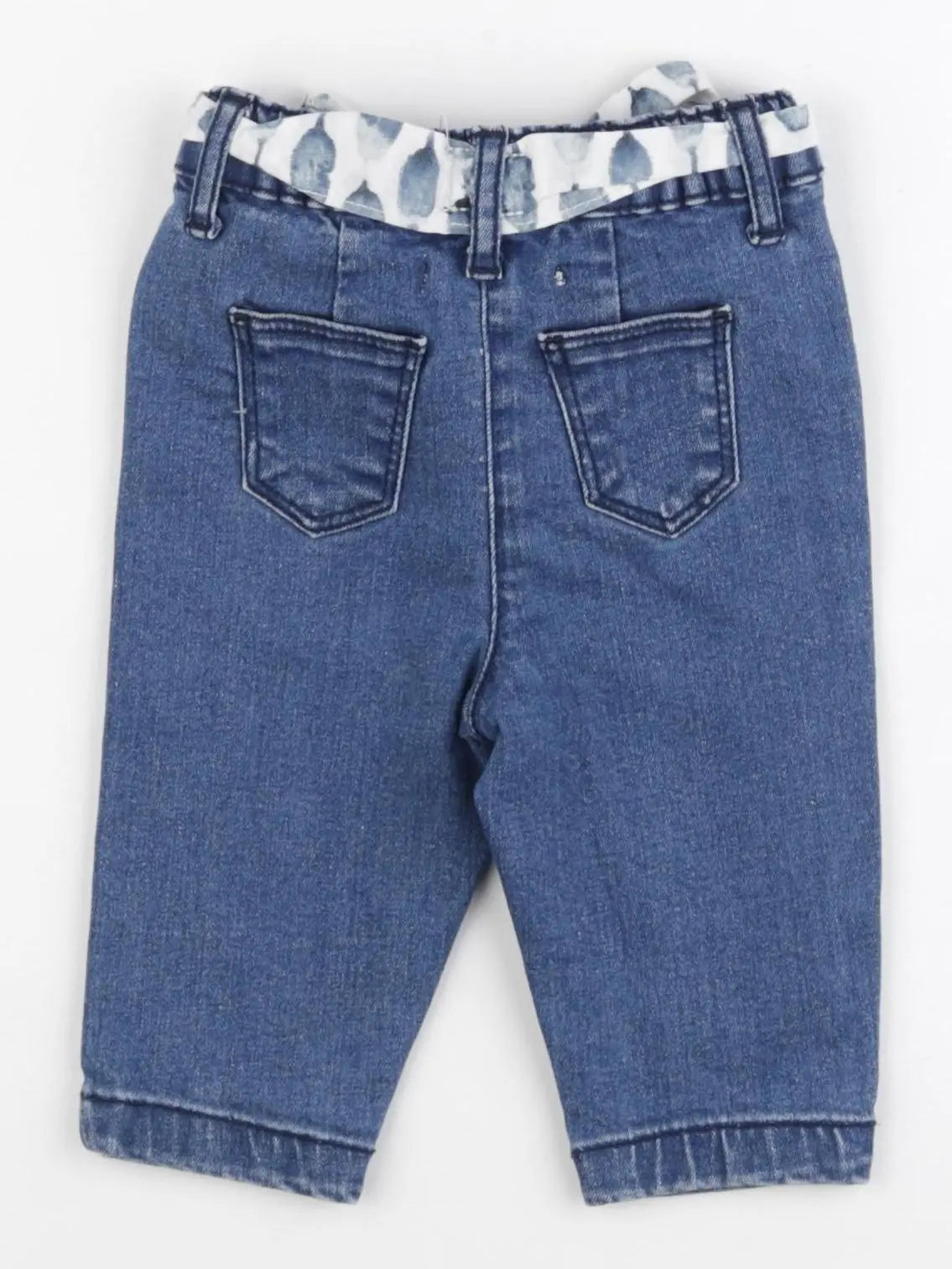 Eden & Victor - jean bleu - 6 mois