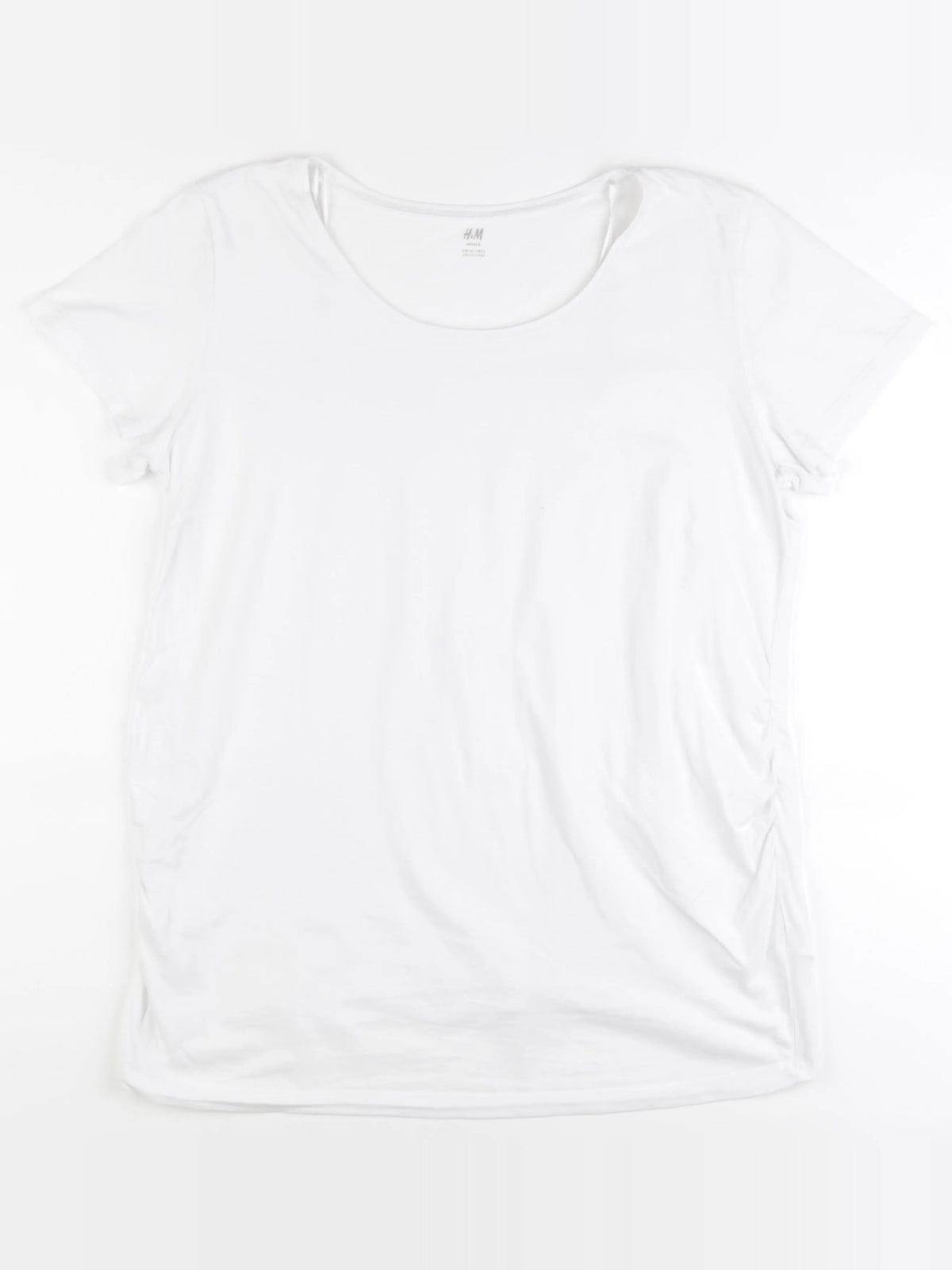 H&M - tee-shirt grossesse blanc - xl