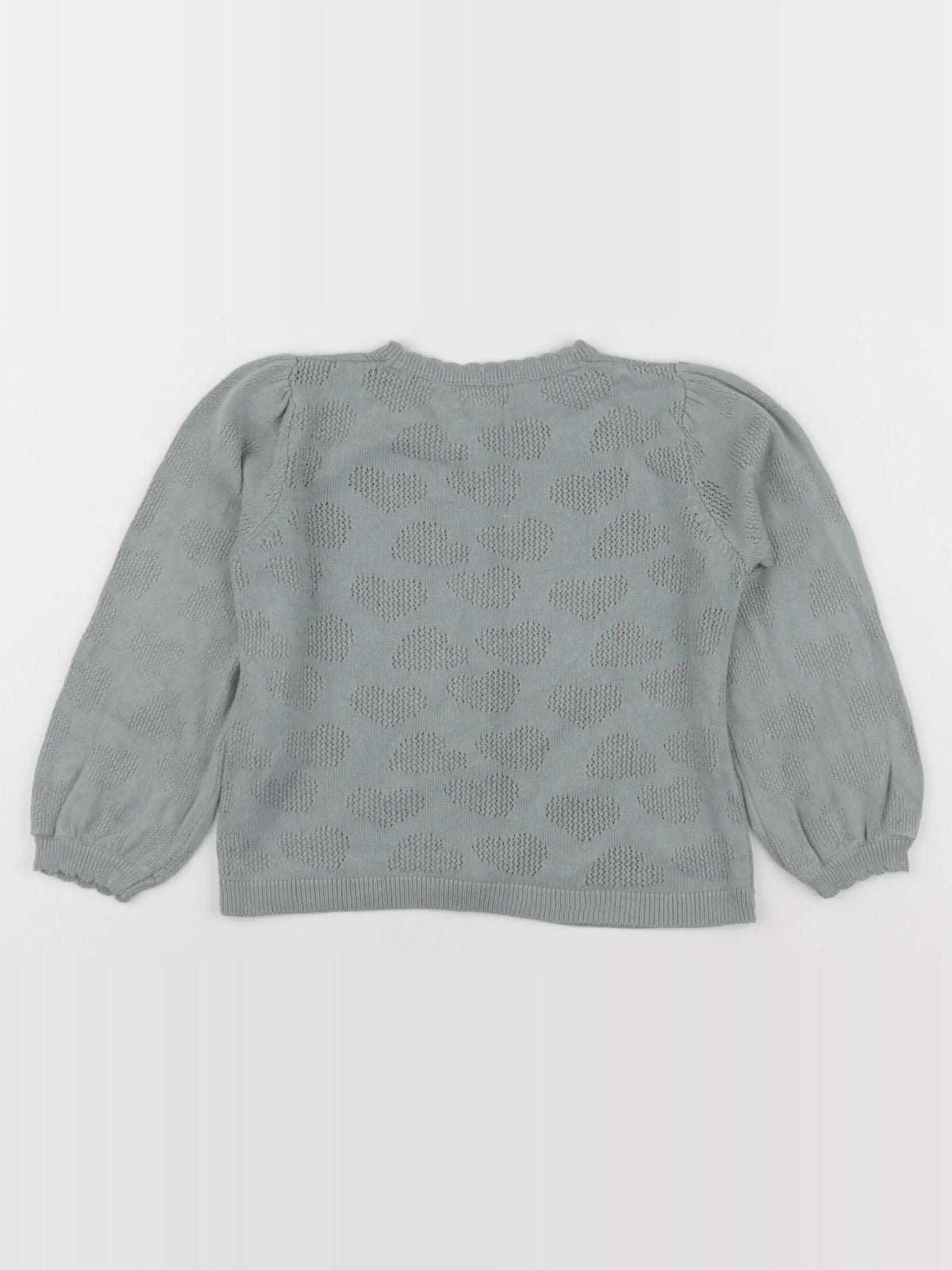 Vertbaudet - gilet vert - 2 ans