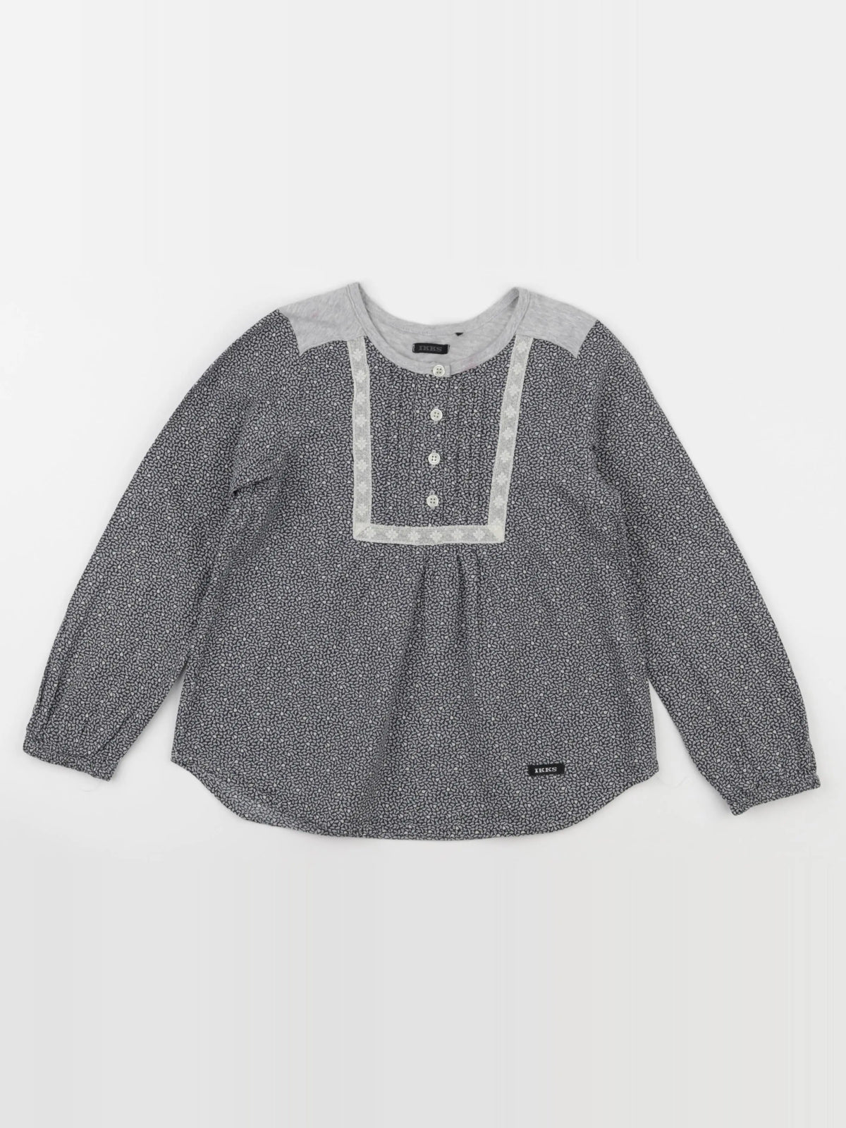 IKKS - blouse bleu - 6 ans