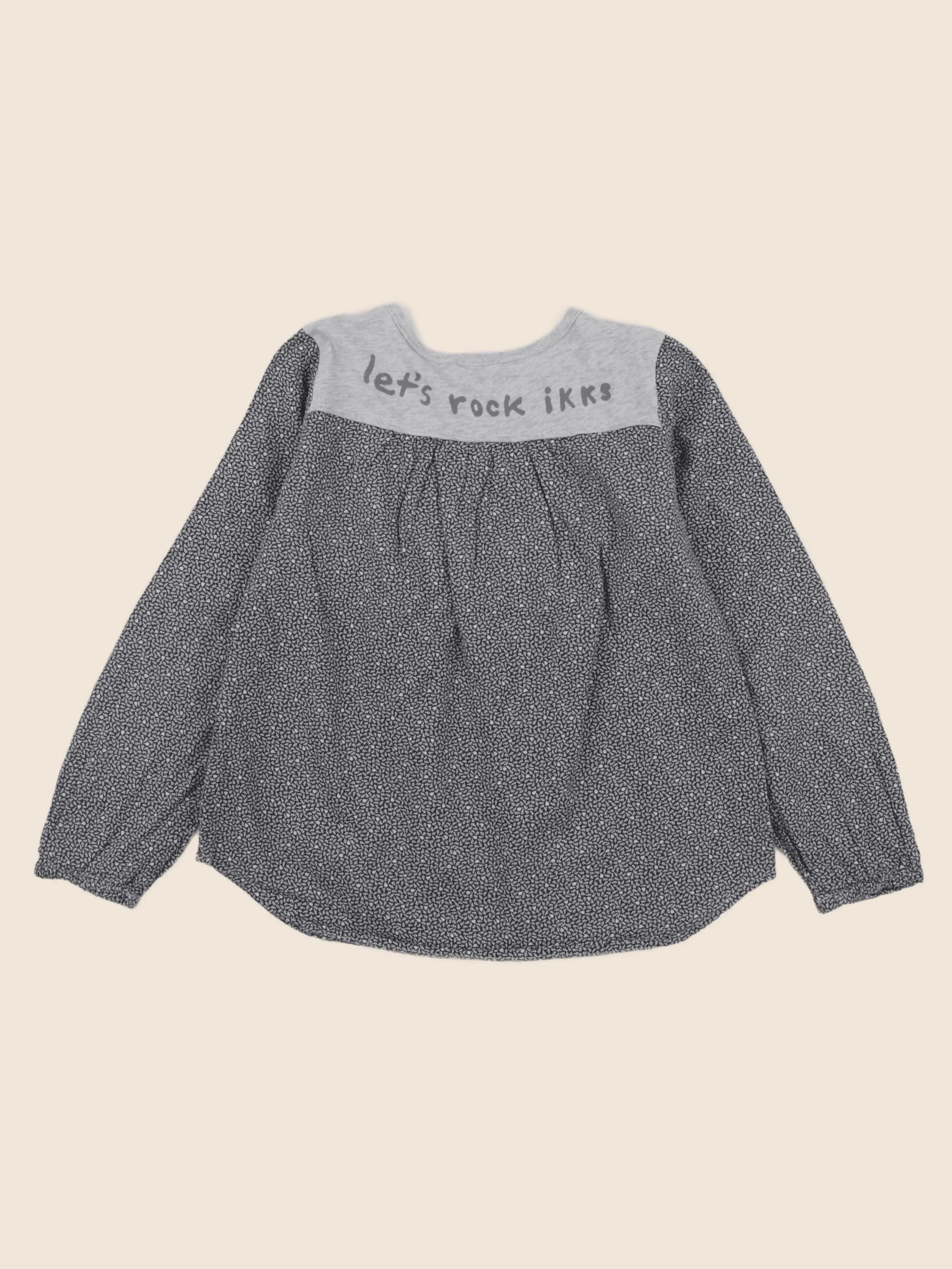 IKKS - blouse bleu - 6 ans