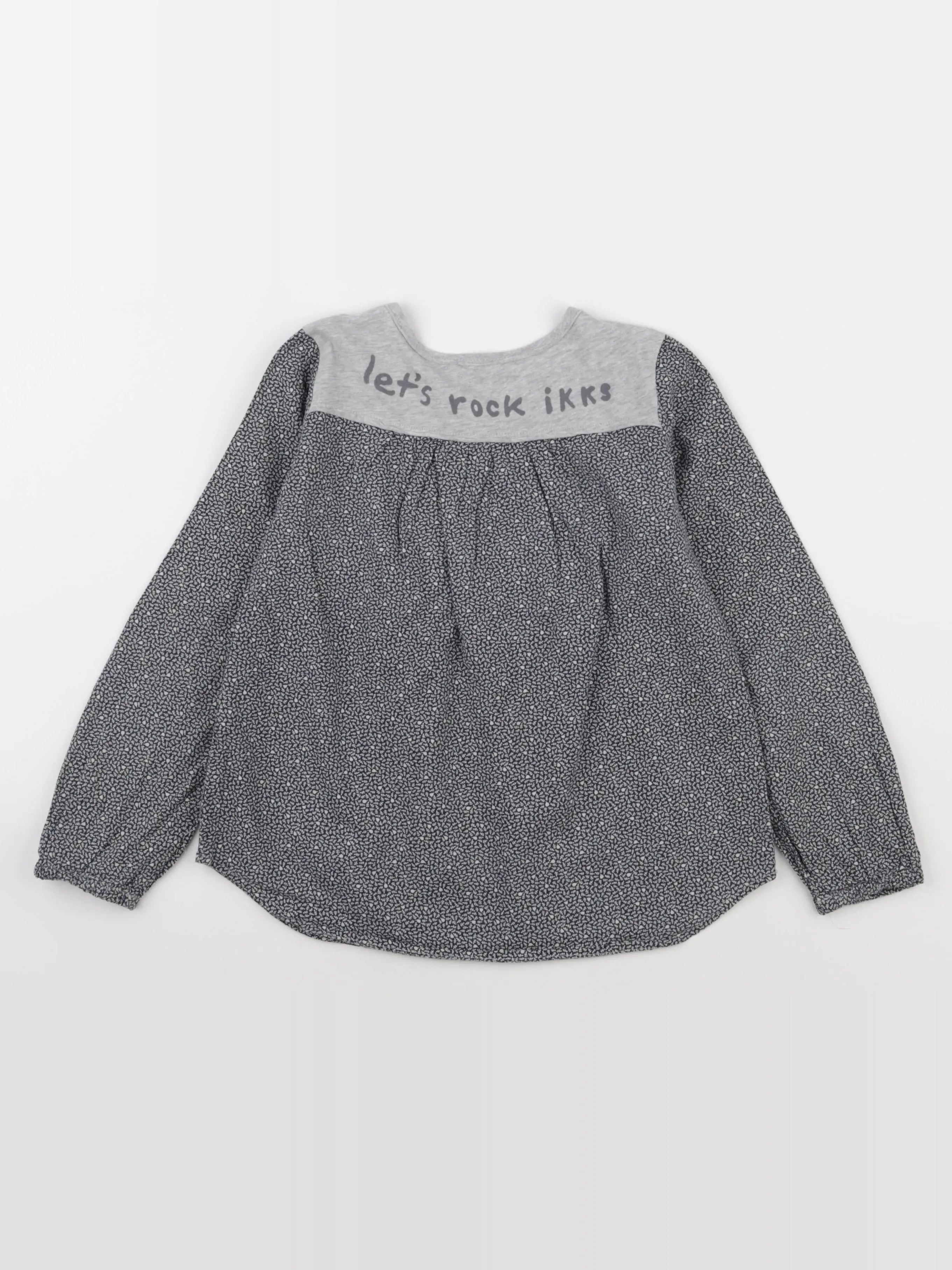 IKKS - blouse bleu - 6 ans