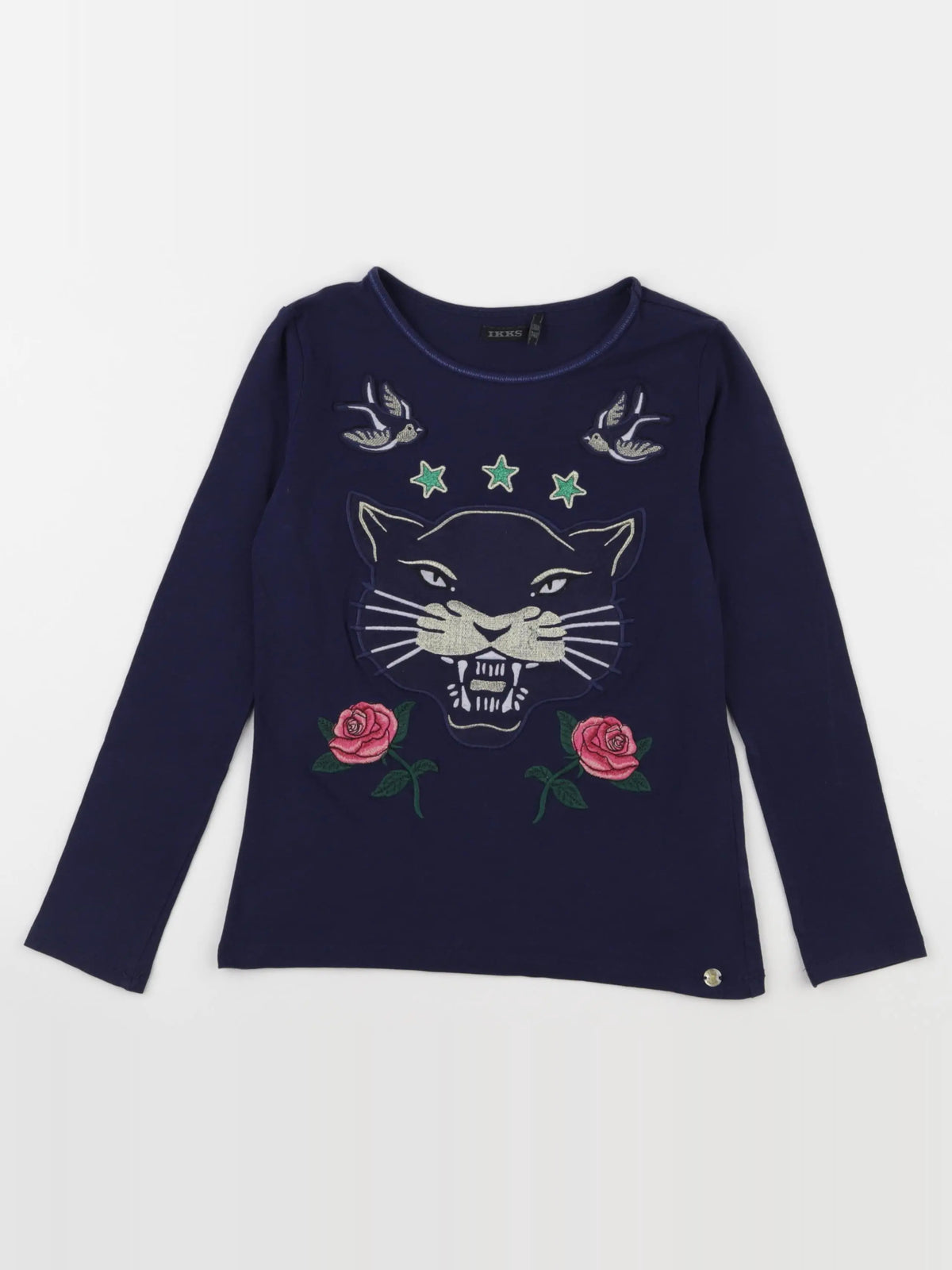 IKKS - tee-shirt bleu - 10 ans