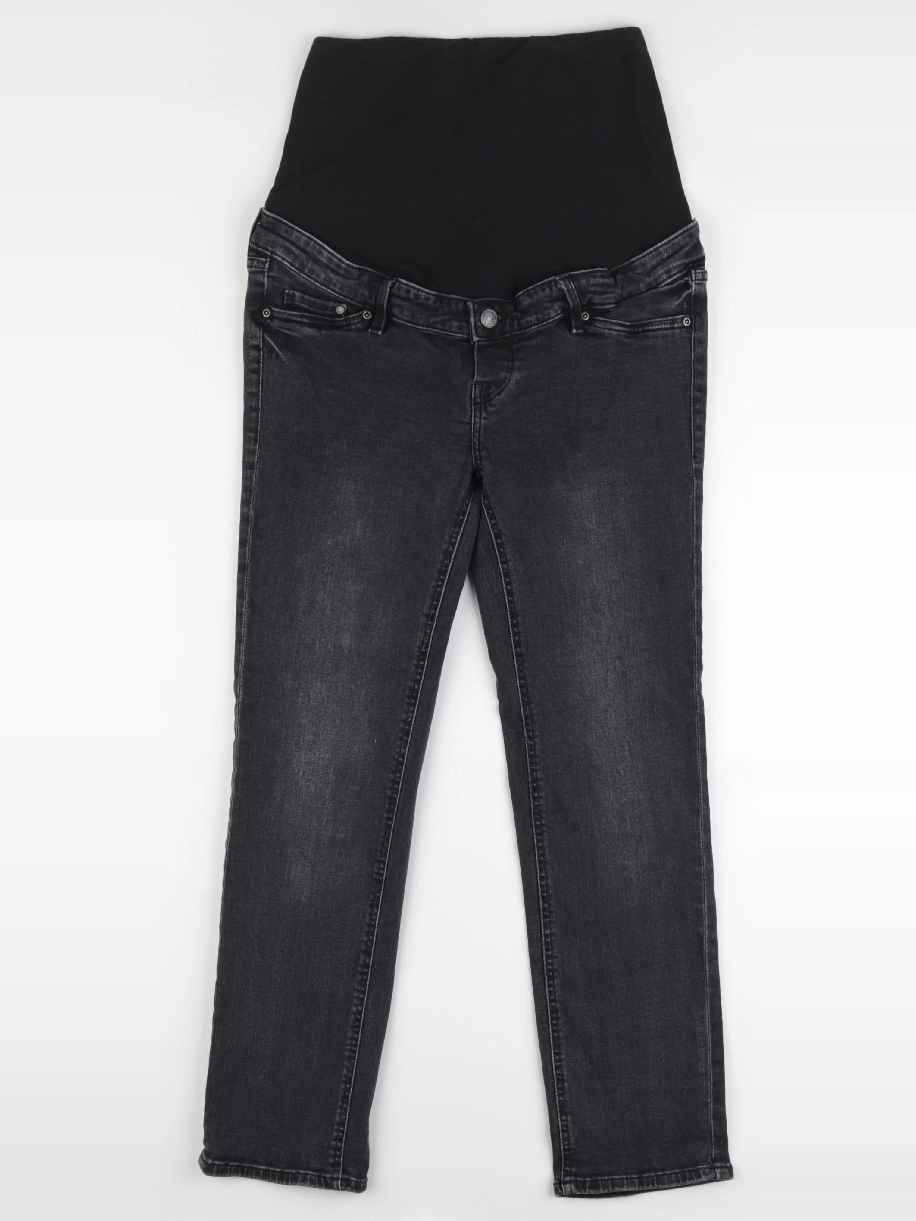 H&M - jean grossesse noir - 38