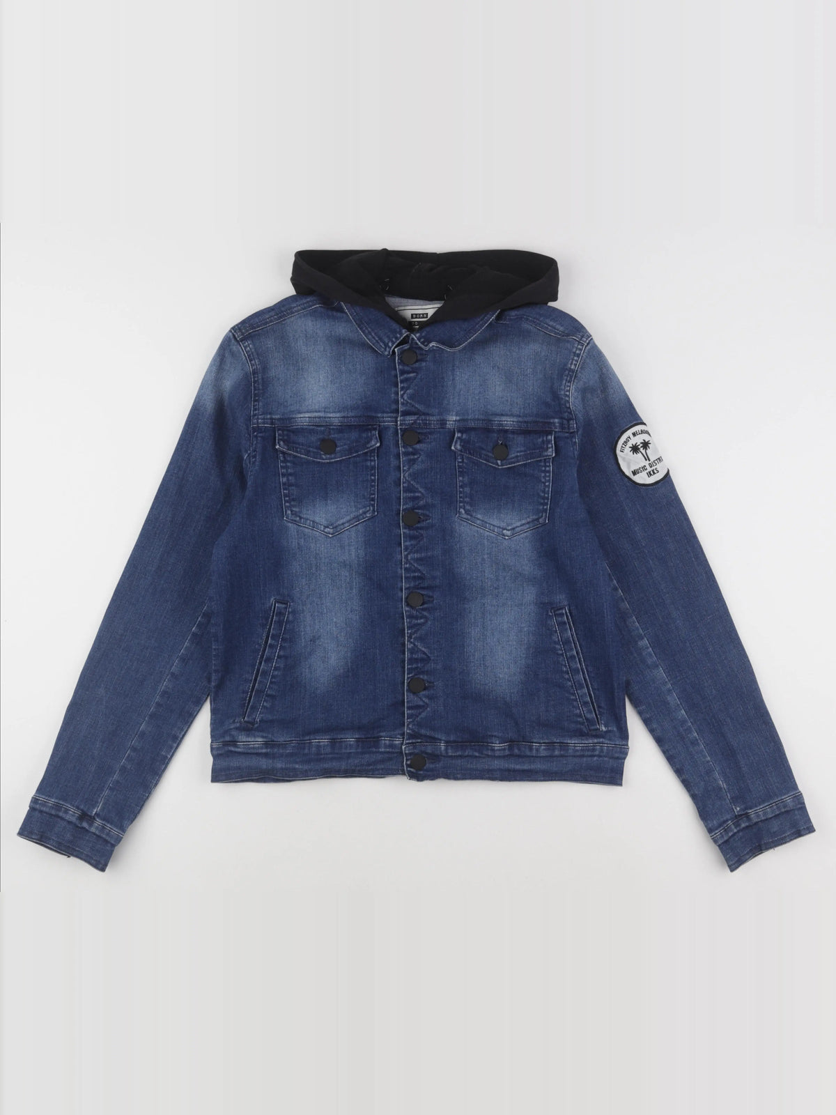 IKKS - veste imprimé au dos bleu - 14 ans