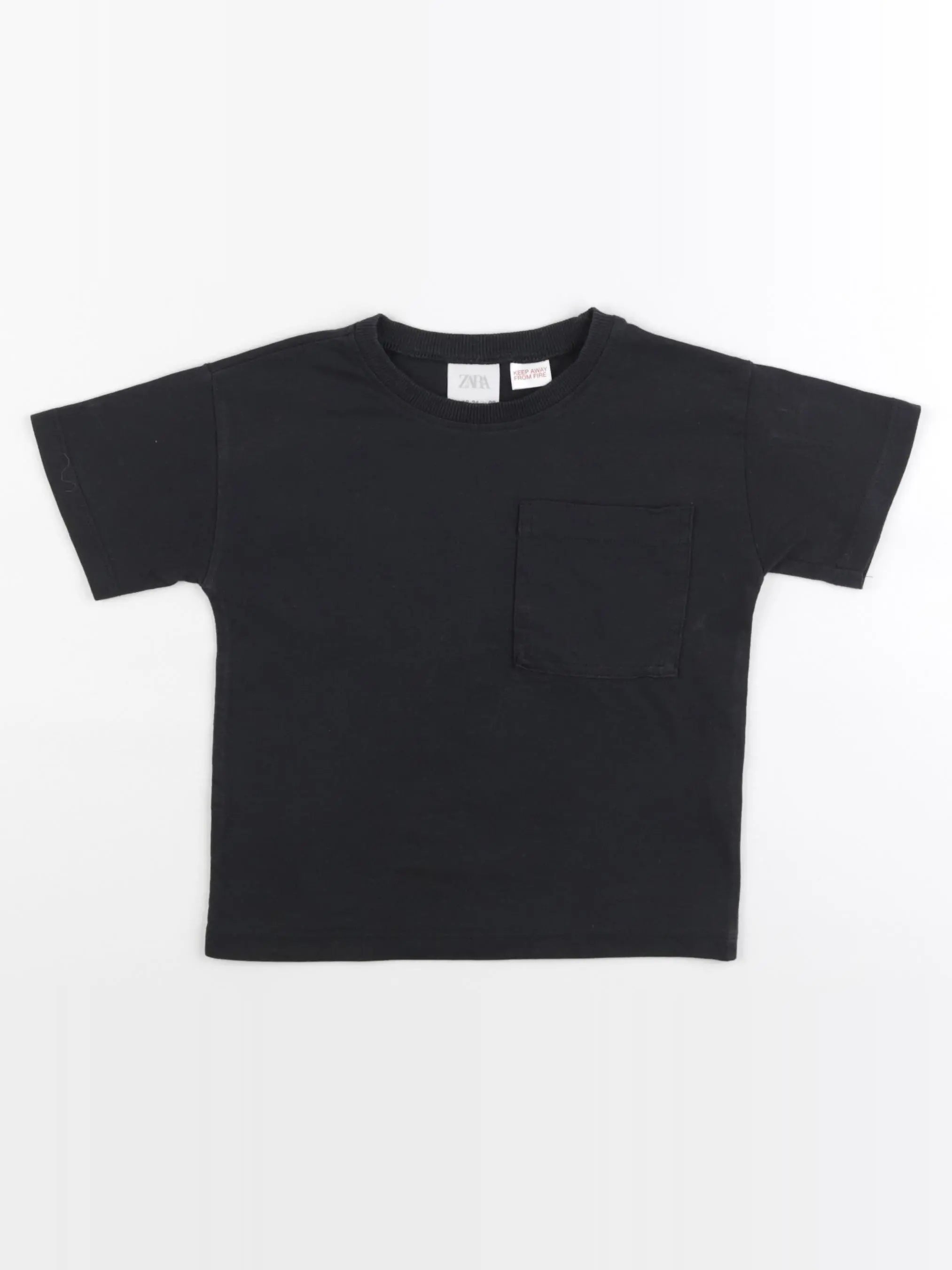 Zara - tee-shirt noir - 18/24 mois