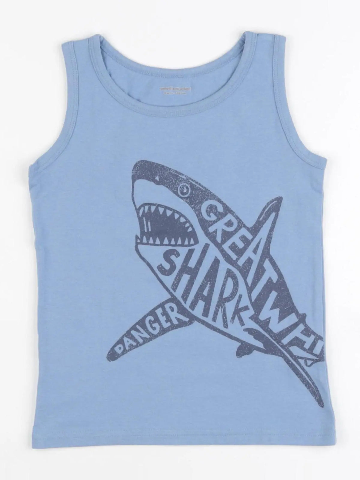 Vertbaudet - débardeur bleu - 6 ans