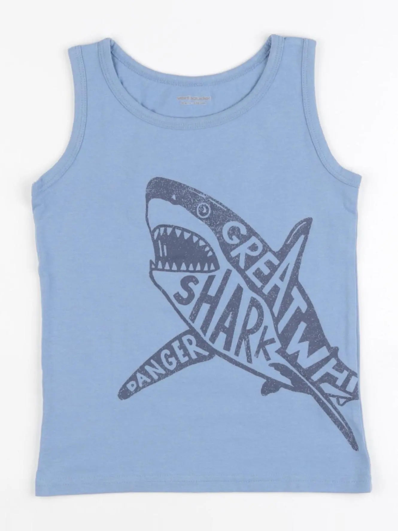 Vertbaudet - débardeur bleu - 6 ans