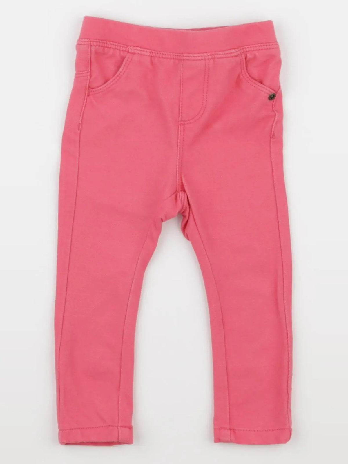 Vertbaudet - jegging rose - 12 mois