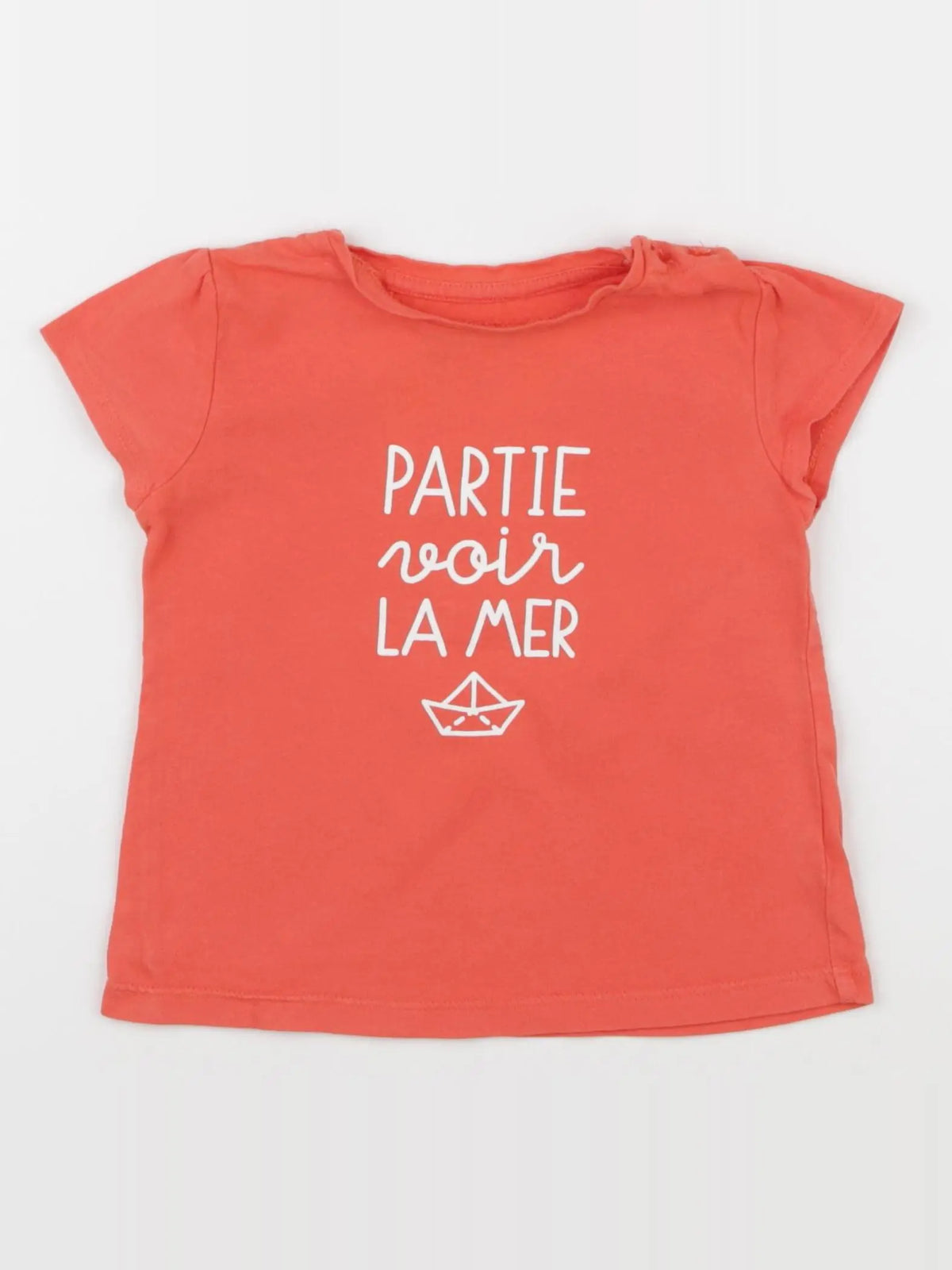 Vertbaudet - tee-shirt rose - 18 mois