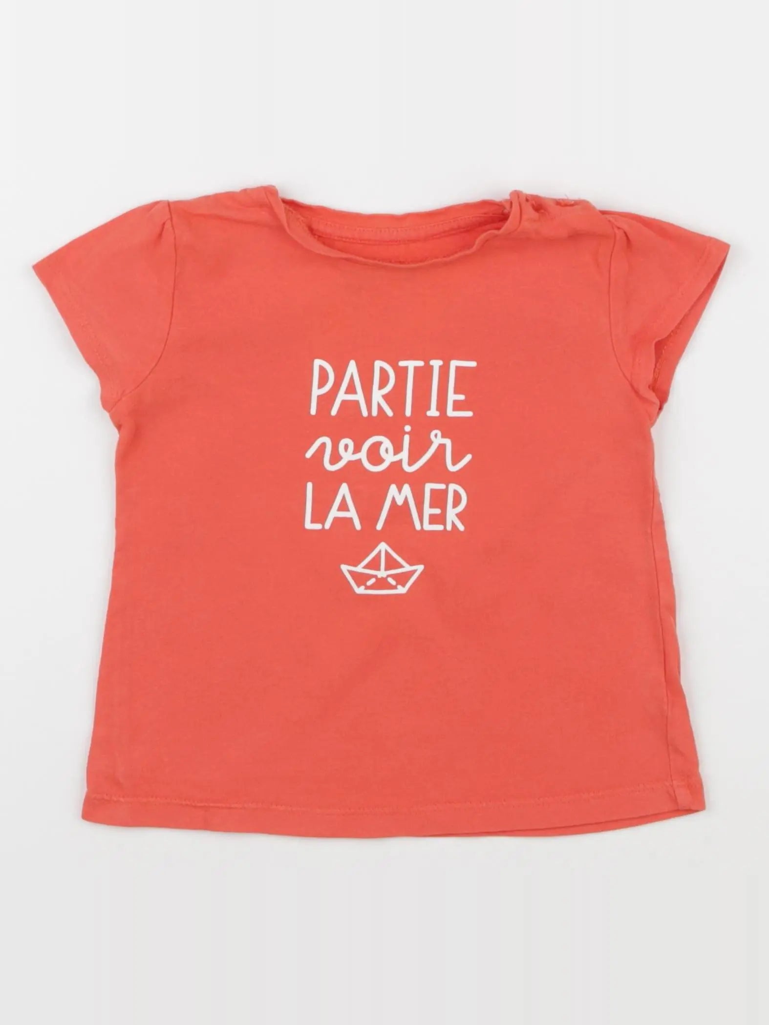 Vertbaudet - tee-shirt rose - 18 mois