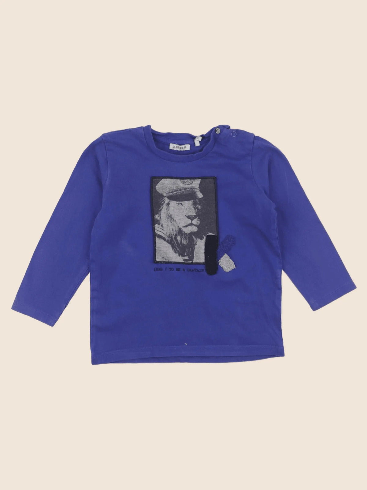 IKKS - tee-shirt bleu - 18 mois