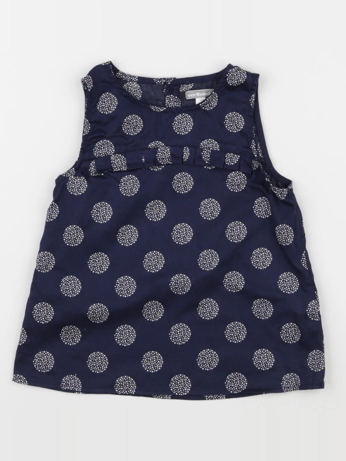Vertbaudet - débardeur bleu - 6 ans