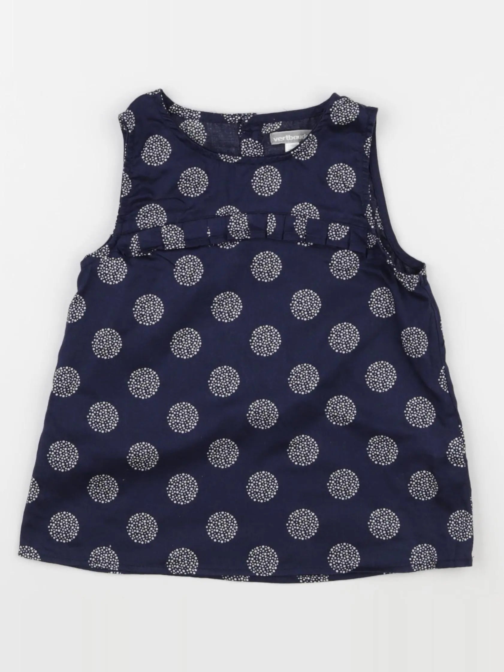 Vertbaudet - débardeur bleu - 6 ans