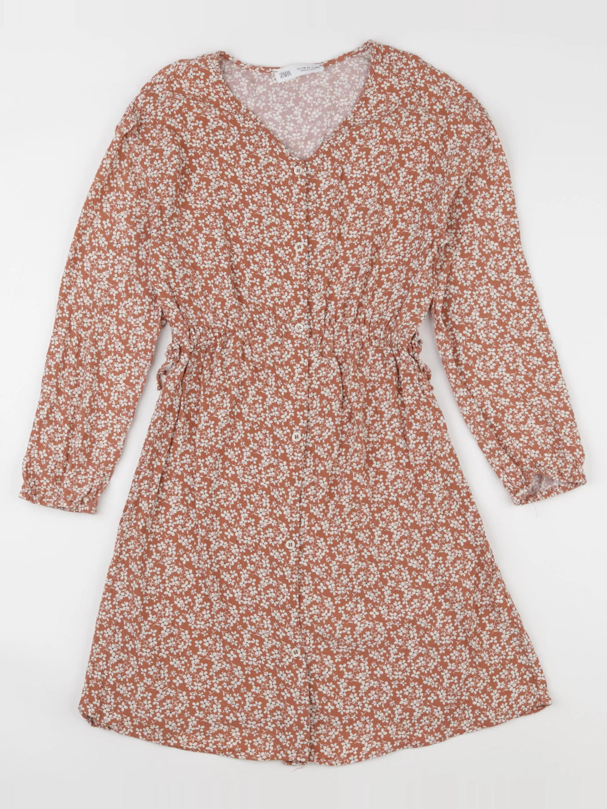 Zara - robe marron - 13/14 ans