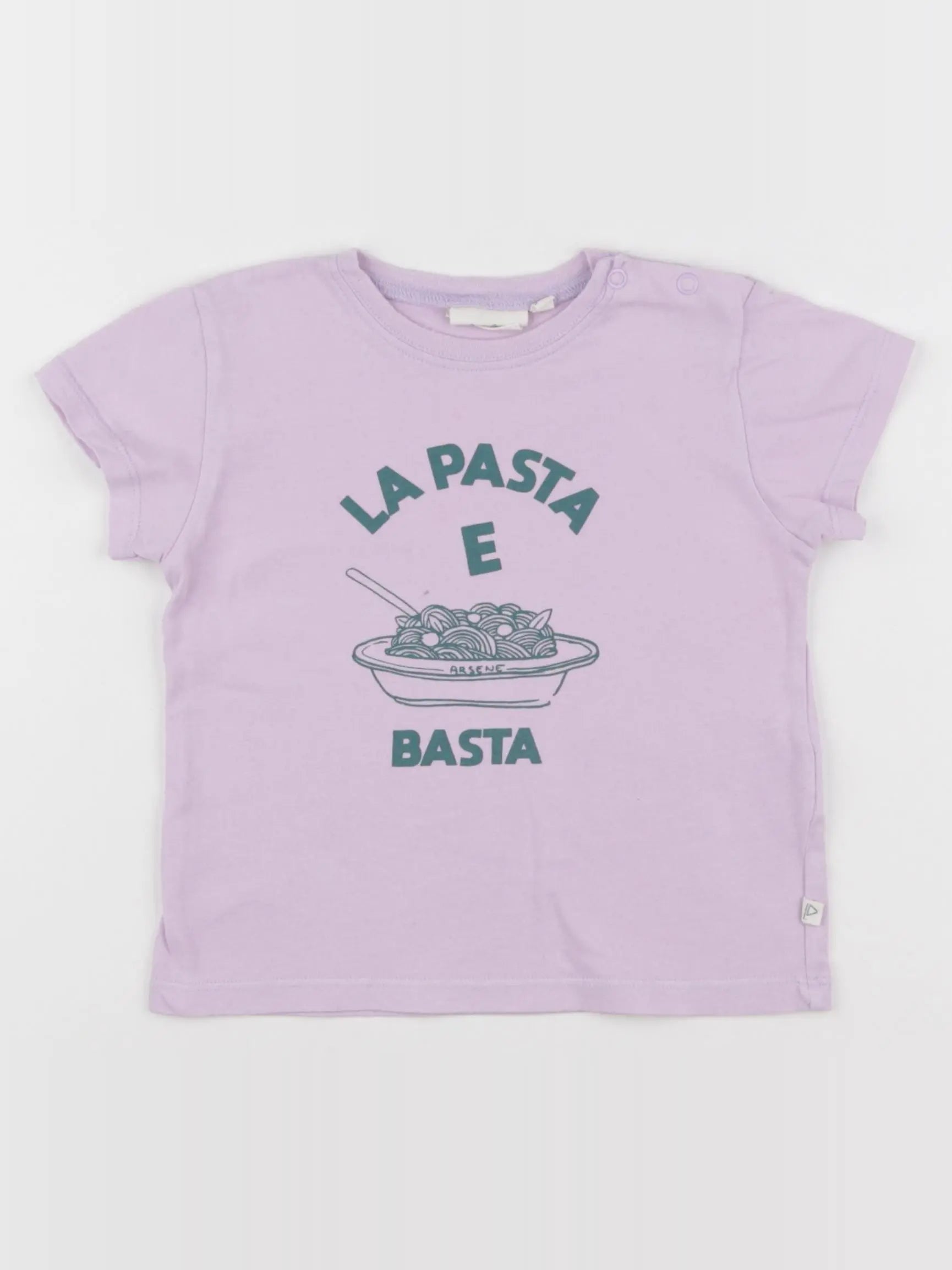 Arsène et les pipelettes - tee-shirt violet - 36 mois