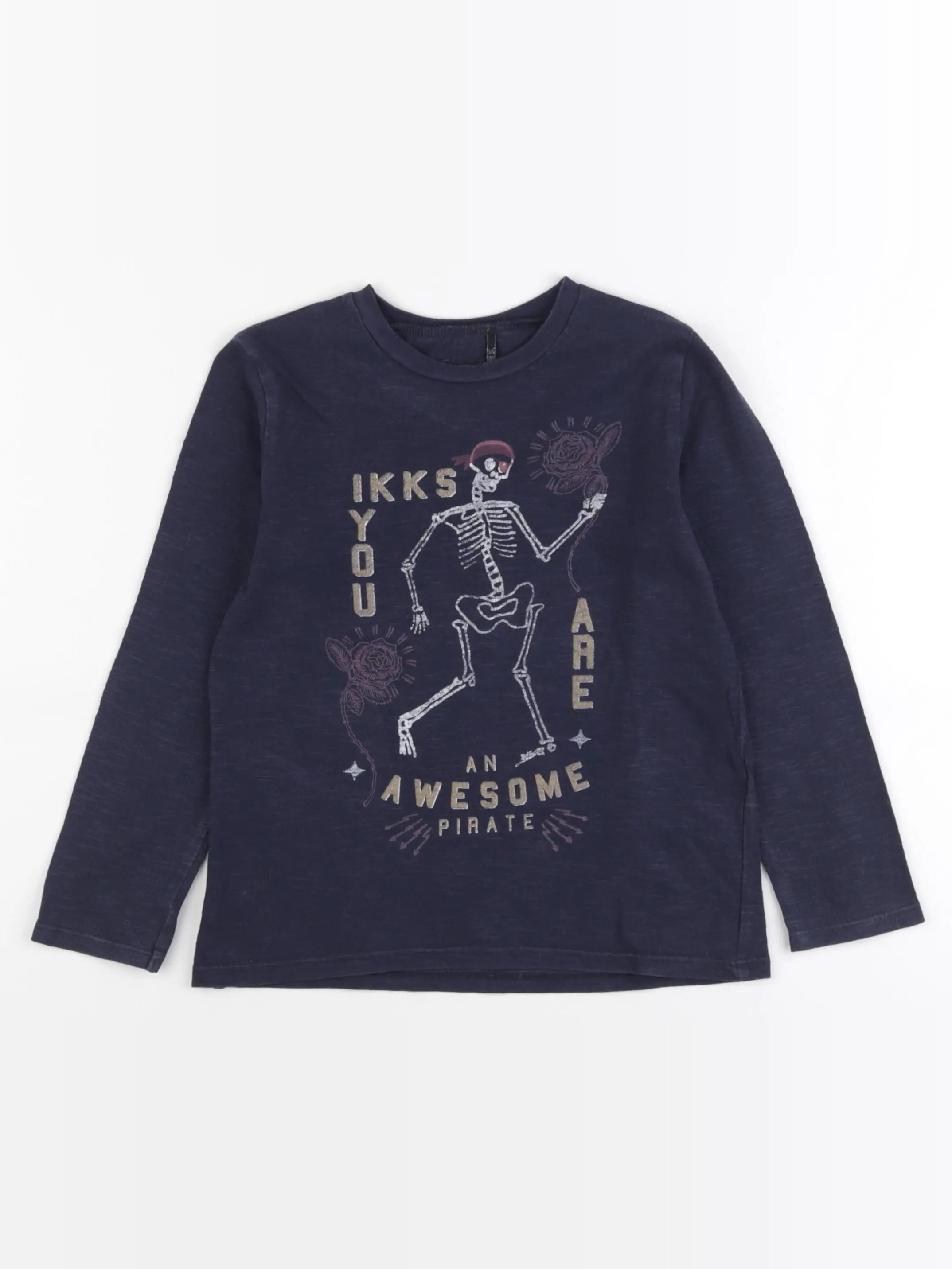 IKKS - tee-shirt bleu - 5 ans